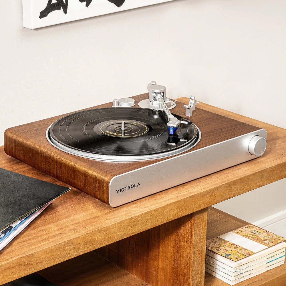 Victrola Stream Sapphire Wi-Fi & Bluetooth Turntable - Brown - Kmart