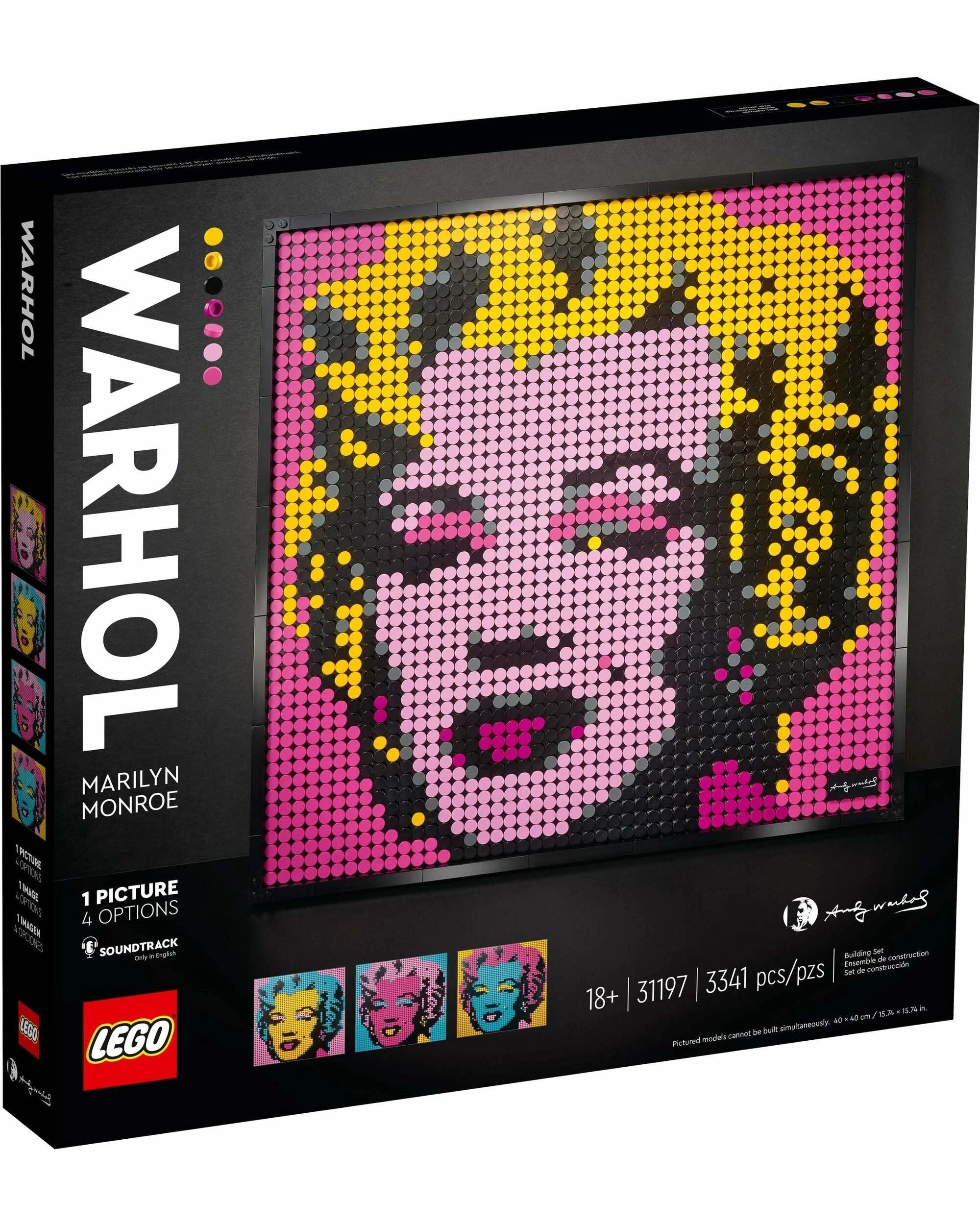 1 LEGO 31197 Andy Warhol's Marilyn Monroe Portrait Art Set, 1 of 5