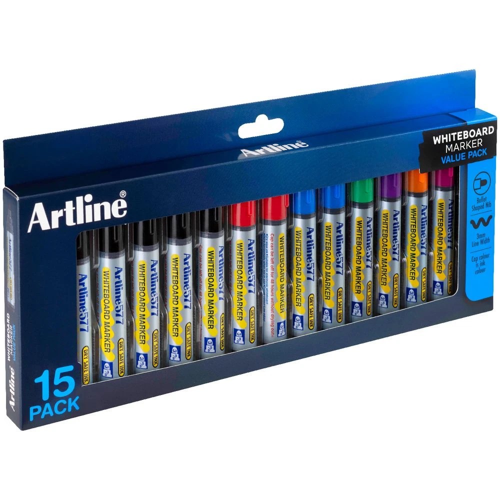 4 Artline 577 Whiteboard Marker 15 Pack, 4 of 5