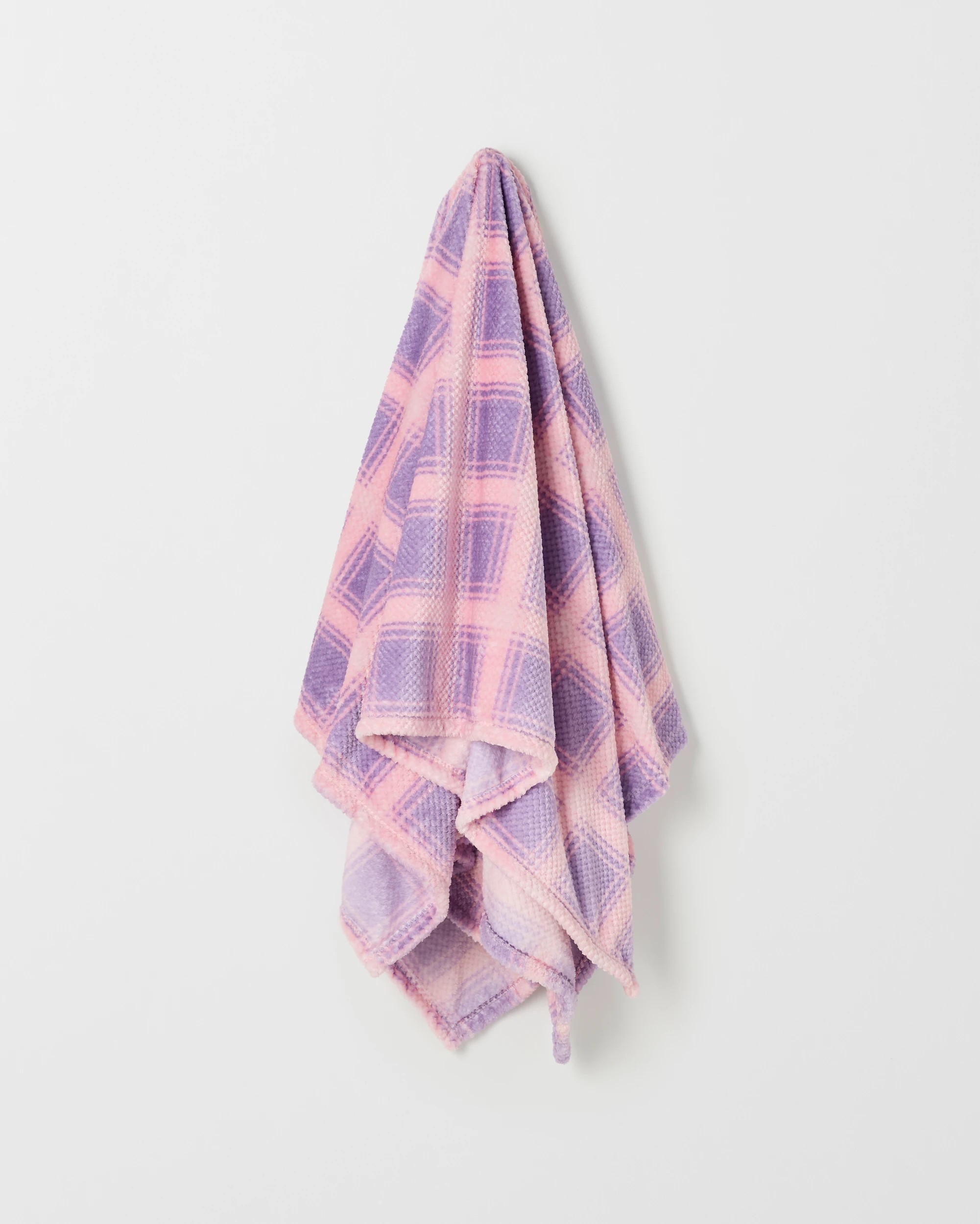 3 Target Brooke Check Throw - Pale Lilac - One Size - Purple, 3 of 3
