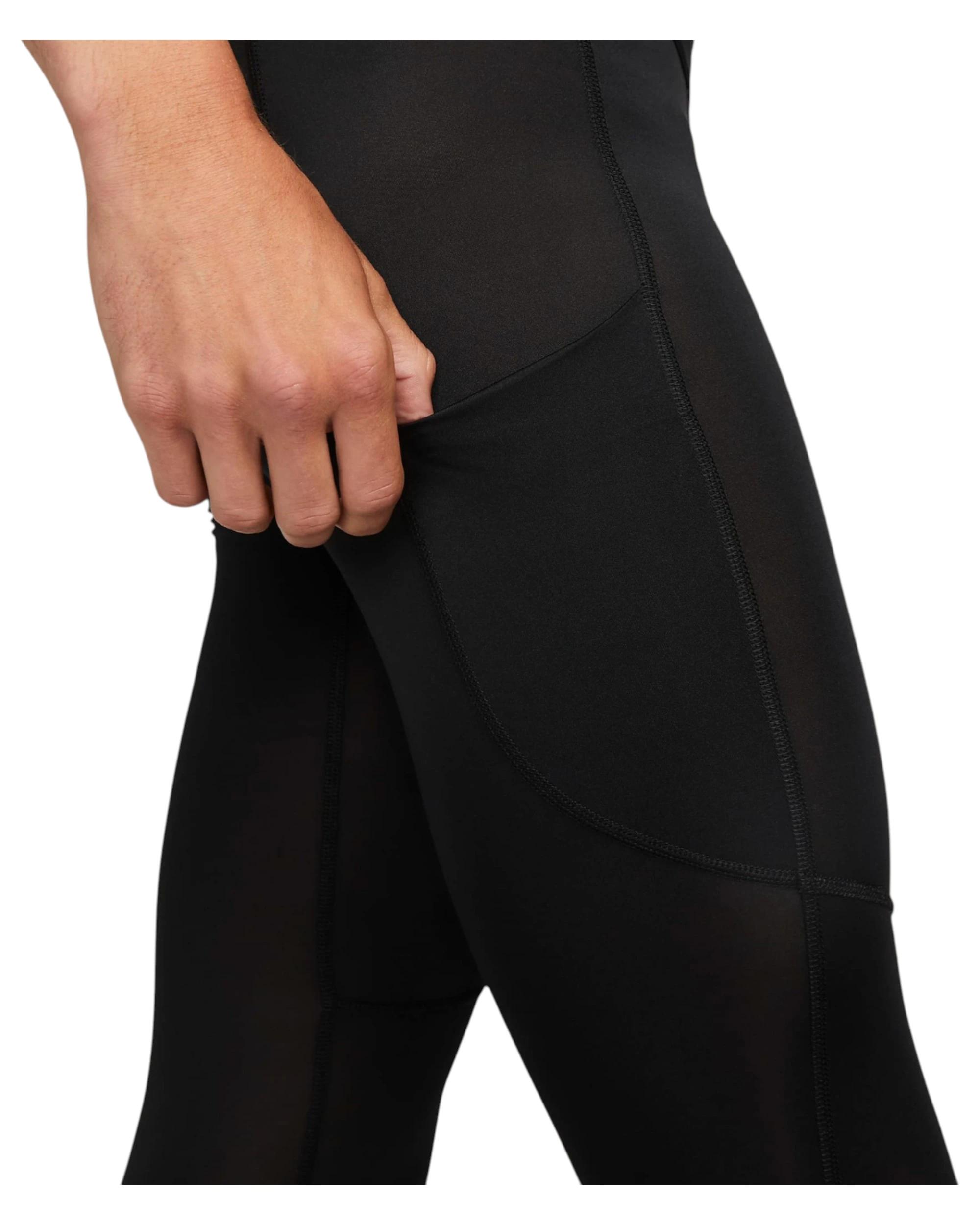 5 Nike Men Pro Dri-FIT 3/4 Length Black Fitness Tights BLACK, 5 of 7