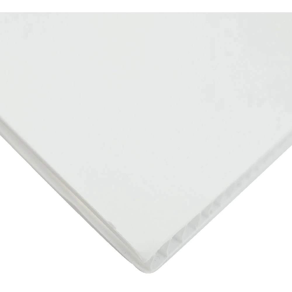 4 Quill 5mm PP Signboard 500 x 770mm White, 4 of 4