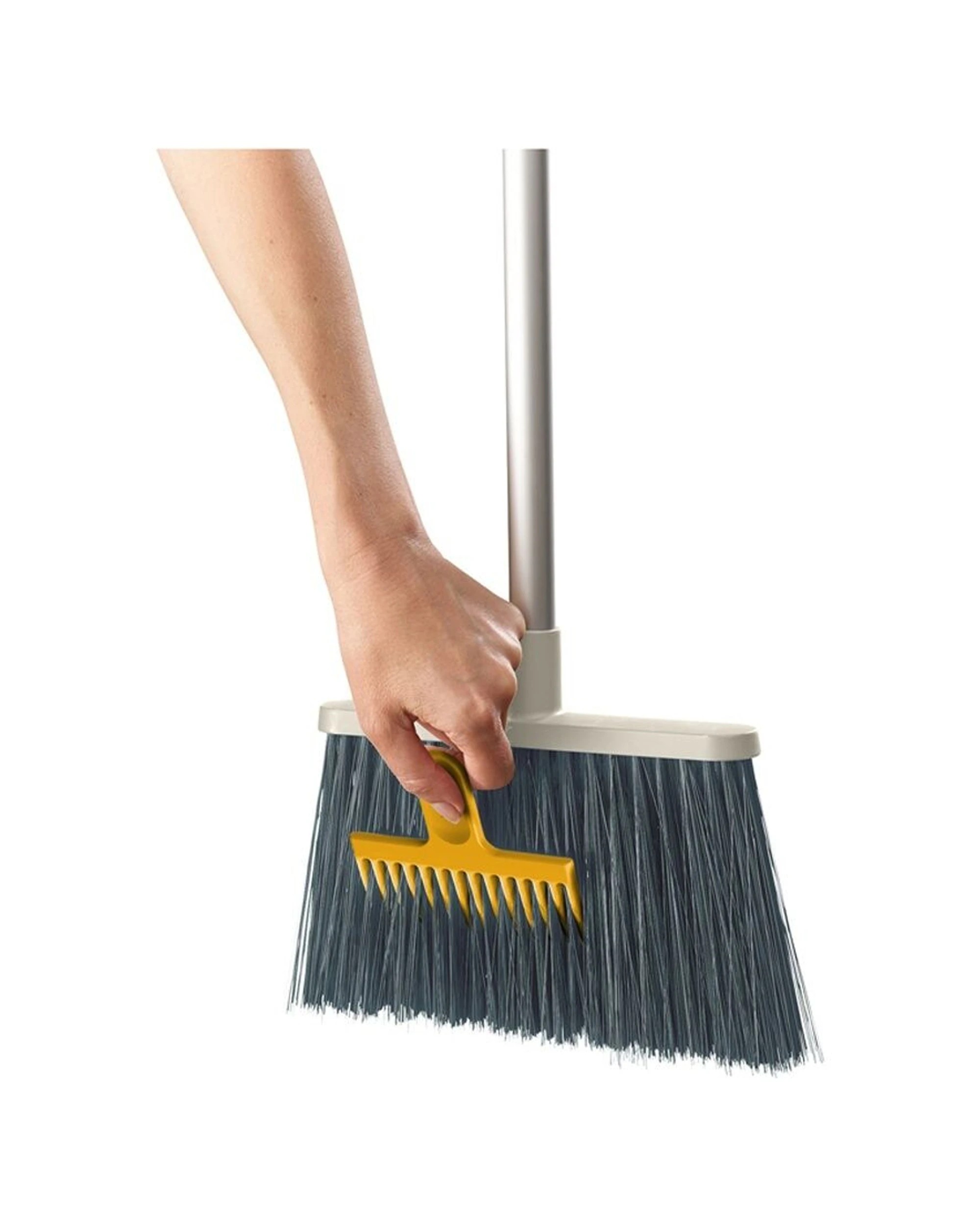 3 Joseph Joseph CleanTech Easy To Store Wall Mounted Indoor Broom With Dust Stone - Natural, 3 of 7