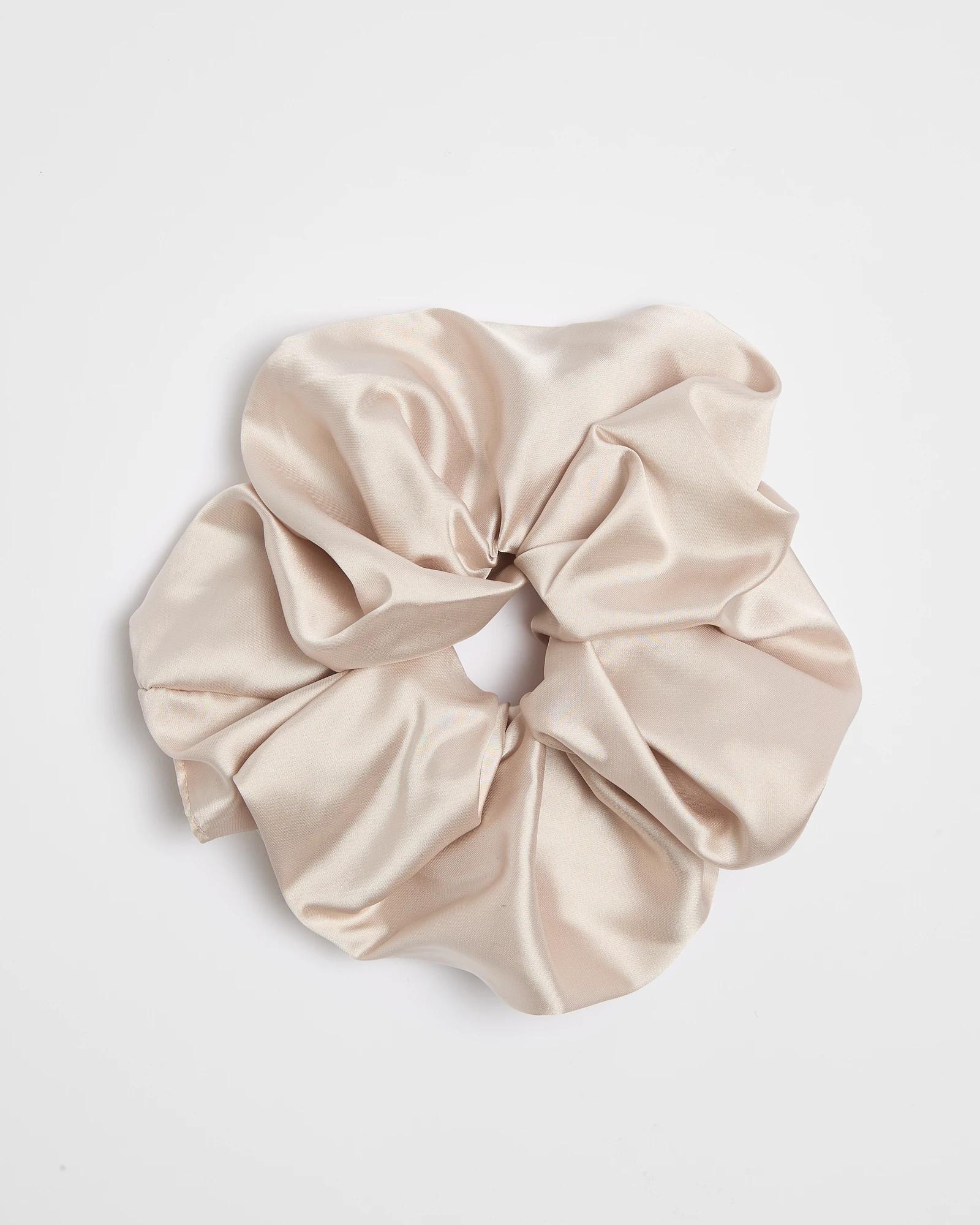 1 Target Large Satin Scrunchie NEUTRAL, 1 of 2