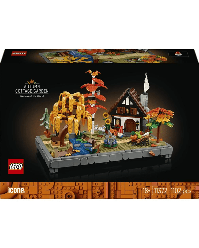 LEGO Icons Autumn Cottage Garden 1