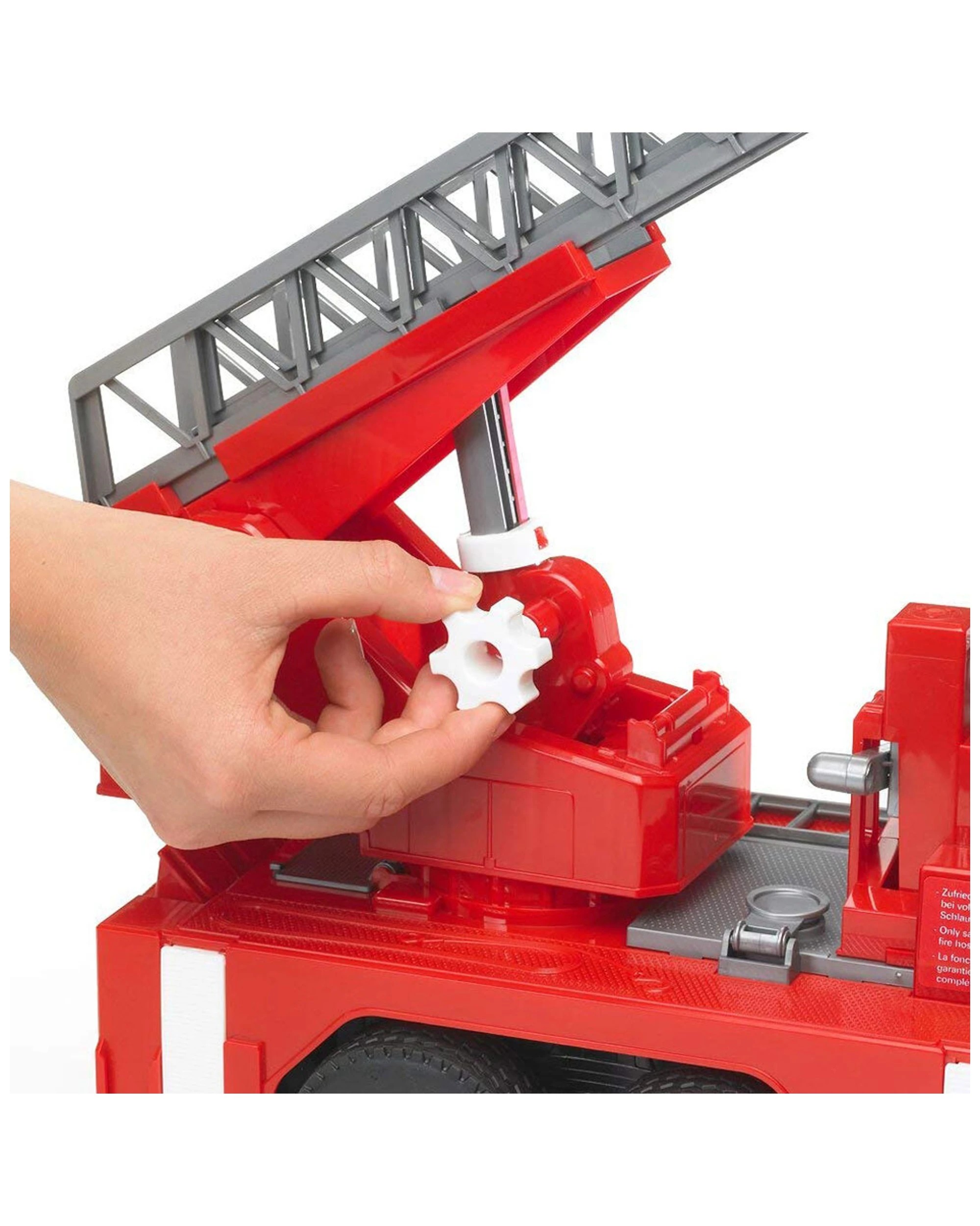 2 Bruder 1:16 47cm Fire Engine Truck With Water Pump Light Sound Toy 4 Years+ - Red, 2 of 4