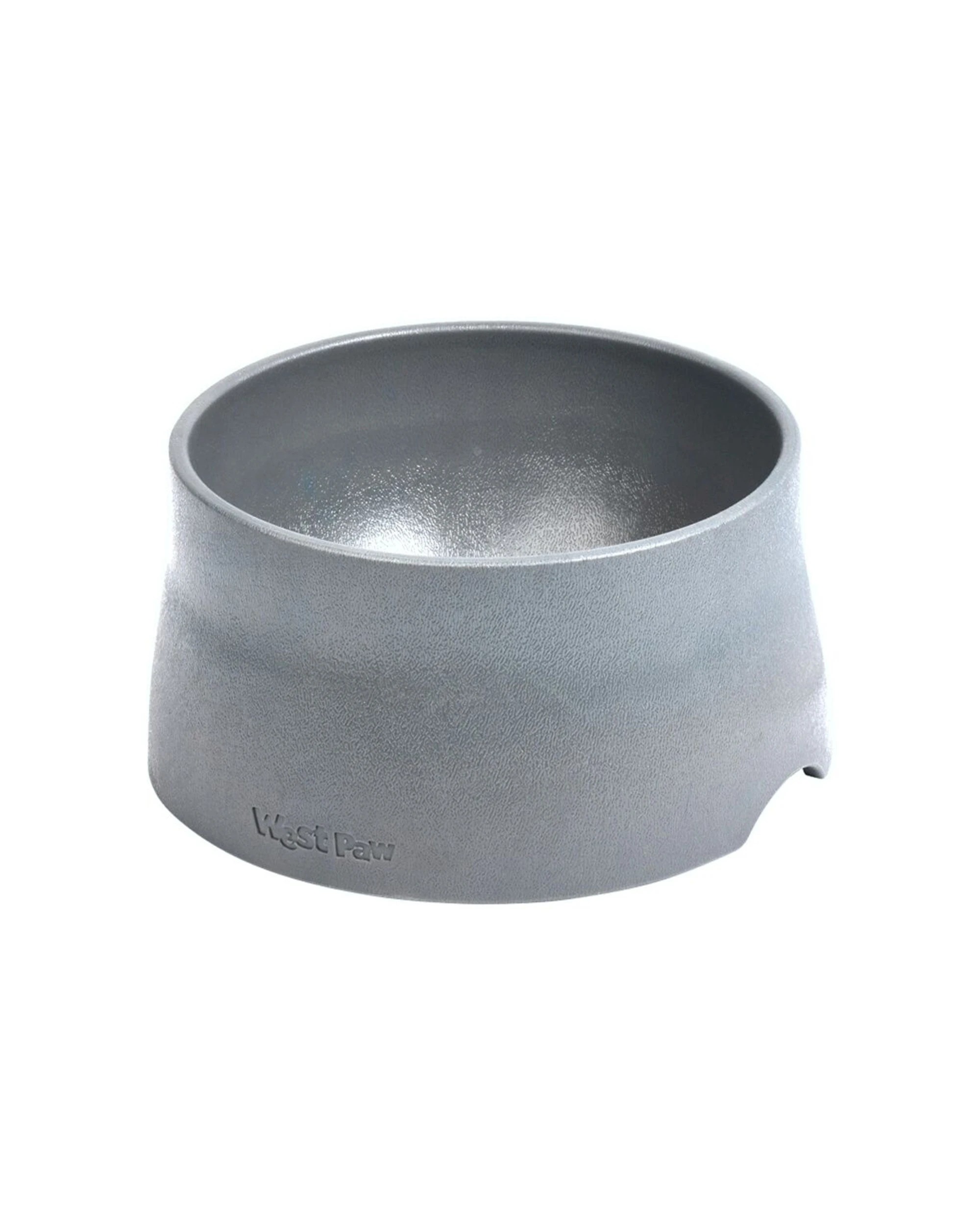 1 West Paw Non-Slip Dog Bowl Food And Water 35oz Dishwasher Safe Seaflex - Grey, 1 of 3