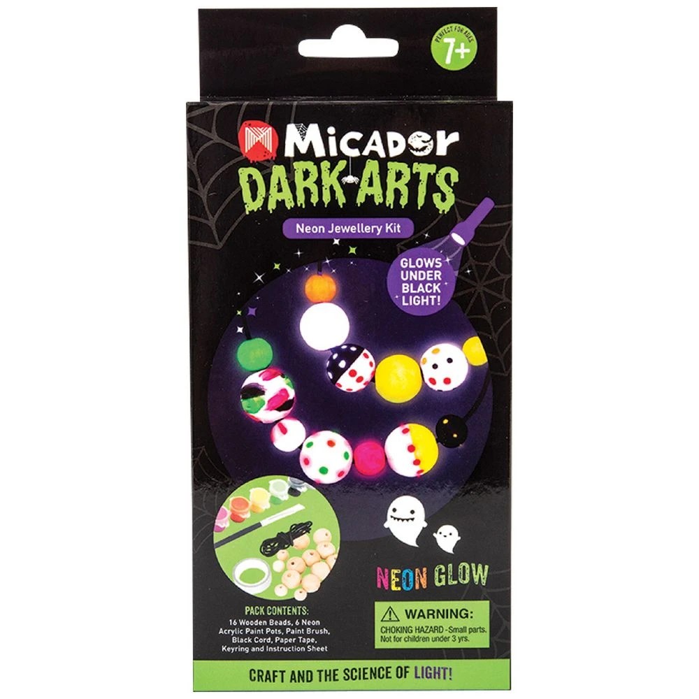 1 Micador Dark Arts Neon Jewellery Kit, 1 of 6