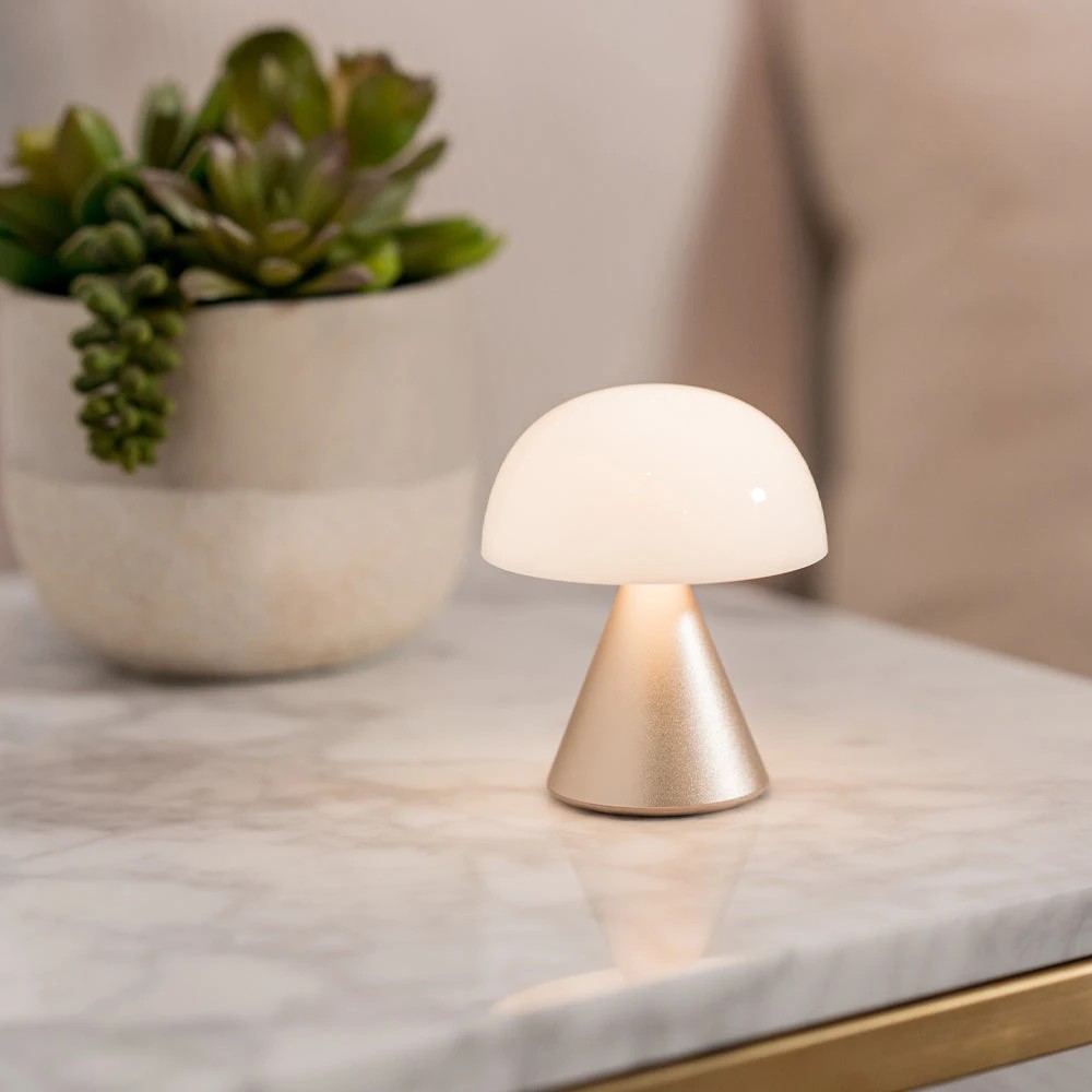 4 Lexon Mina Mini Led Lamp - Gold, 4 of 5