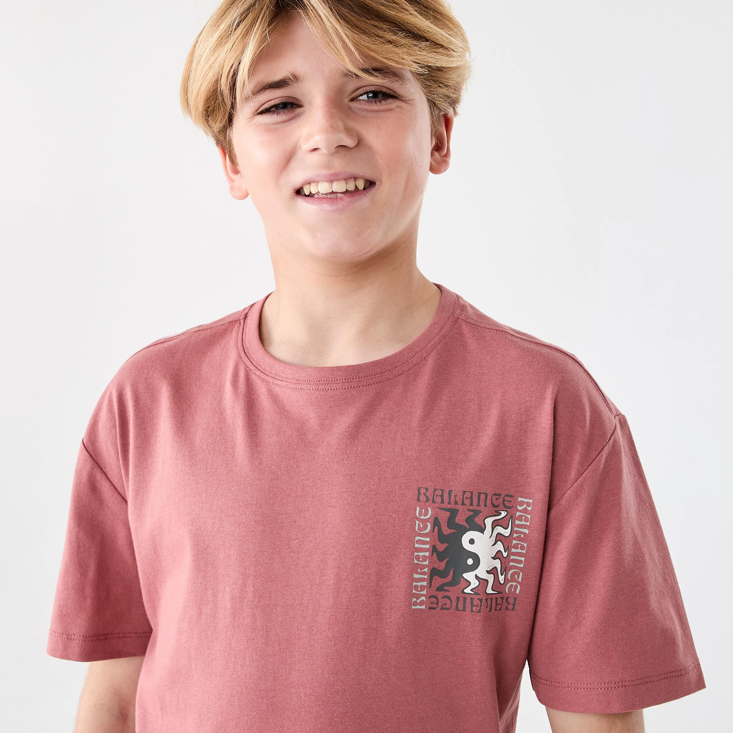 3 Short Sleeve Graphic Print T-shirt Red Surf, 3 of 7