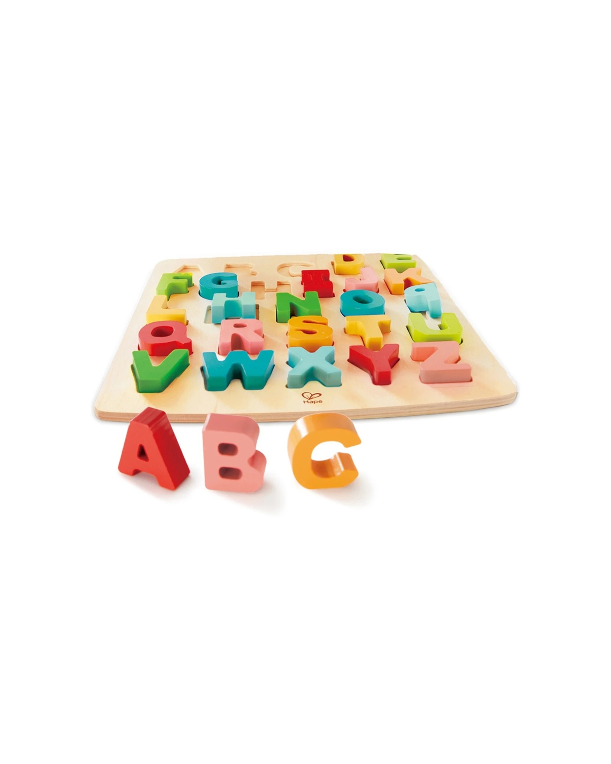1 Hape Chunky Alphabet Puzzle Educational Toy With Capital Letters Kids - Multi, 1 of 5