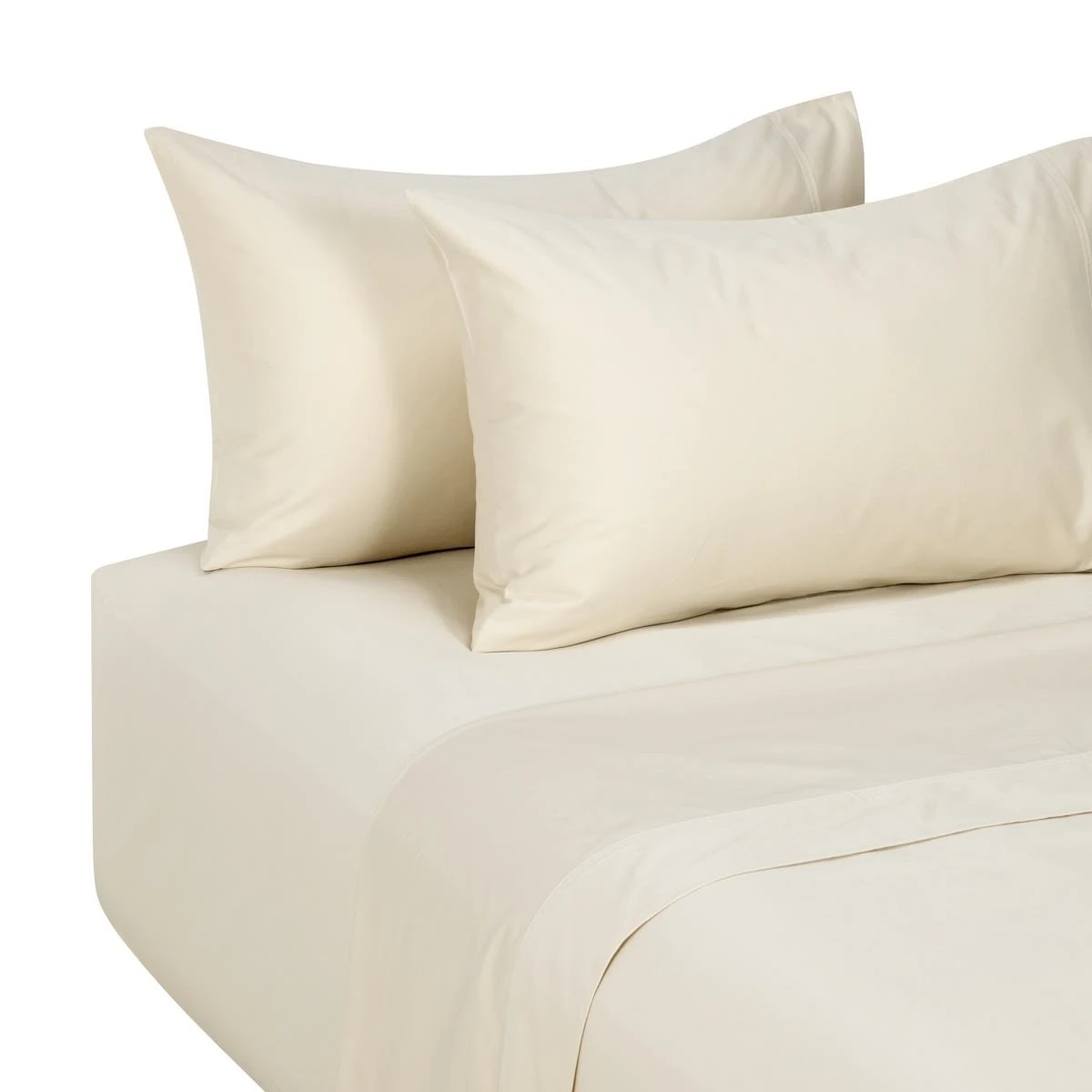 5 500 Thread Count Cotton Sheet Set - Queen Bed, Sand, 5 of 6