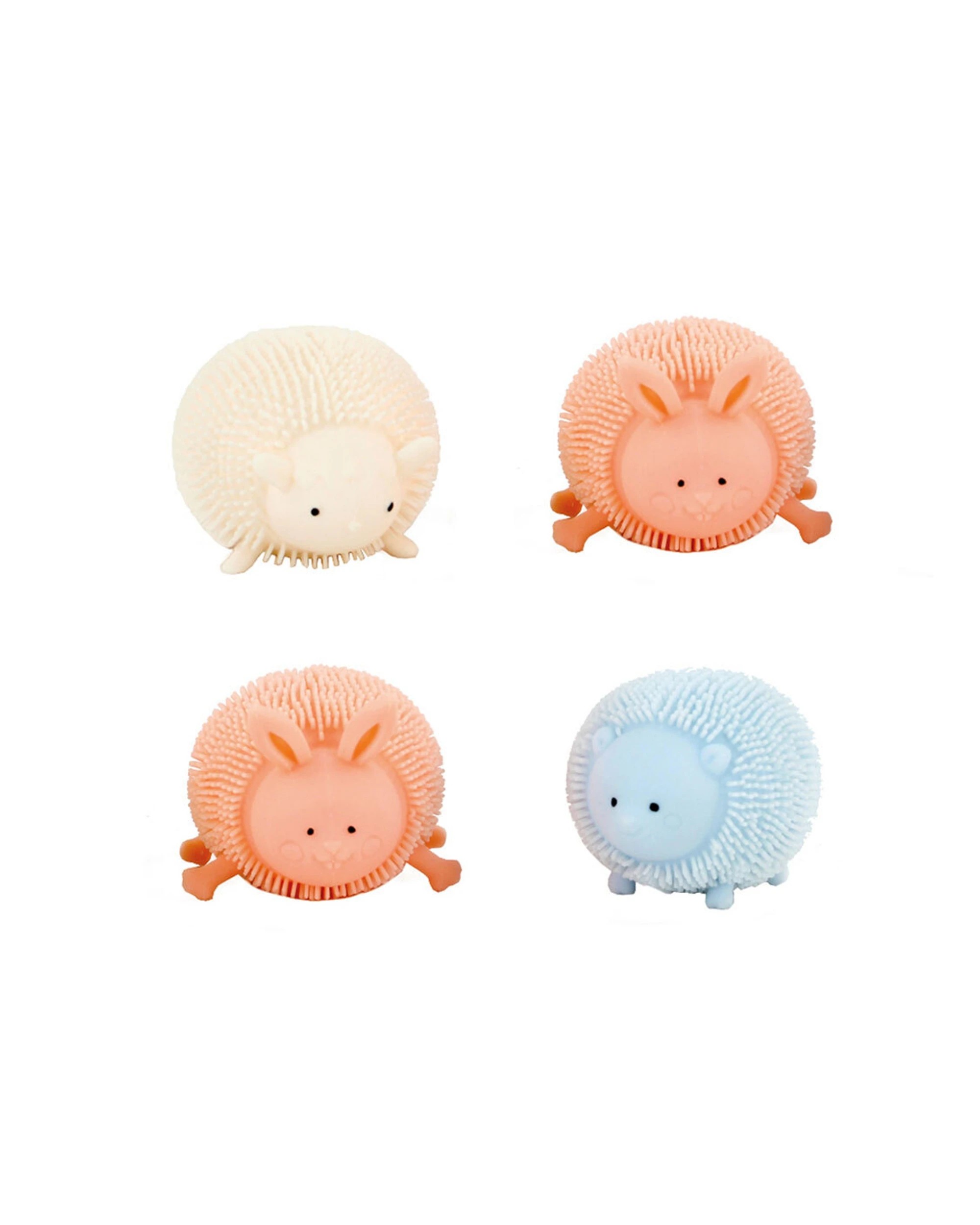 1 Keycraft 4x Fumfings 7cm Light Up Puffer Soft Animal Squish Kids Sensory - Multi, 1 of 3