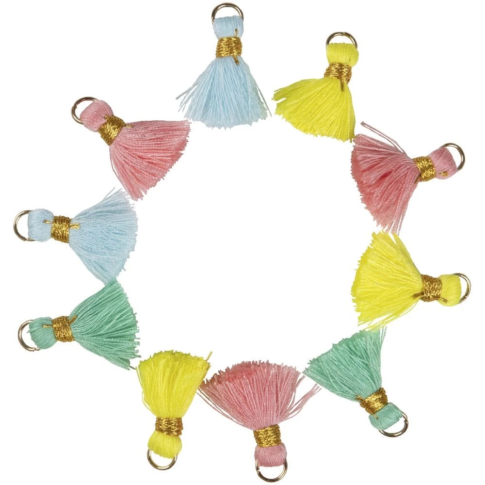 3 Born Mini Tassels Pastel 10 Pack, 3 of 3