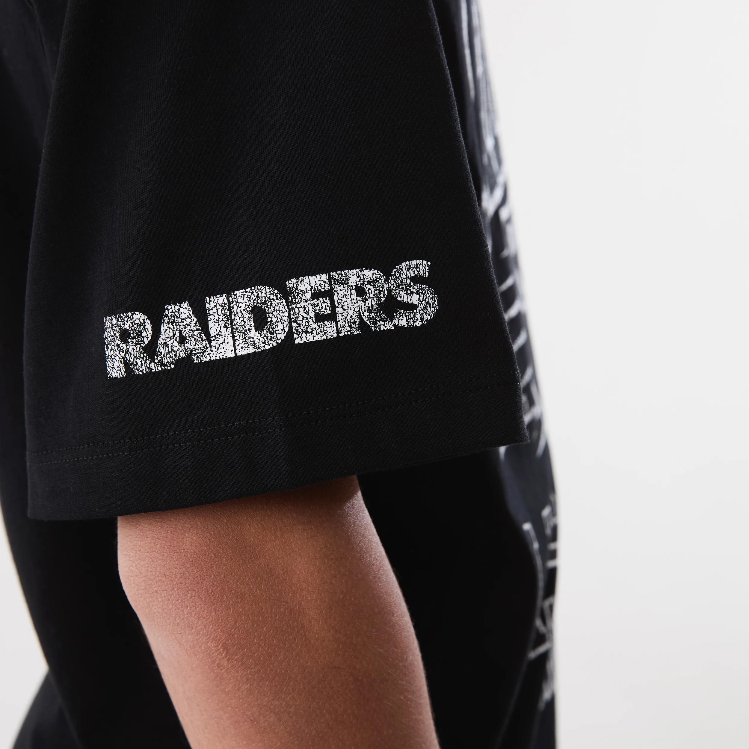 5 Official NFL Kids Youth T-shirt RAIDERS ASH HEATHER, 5 of 7