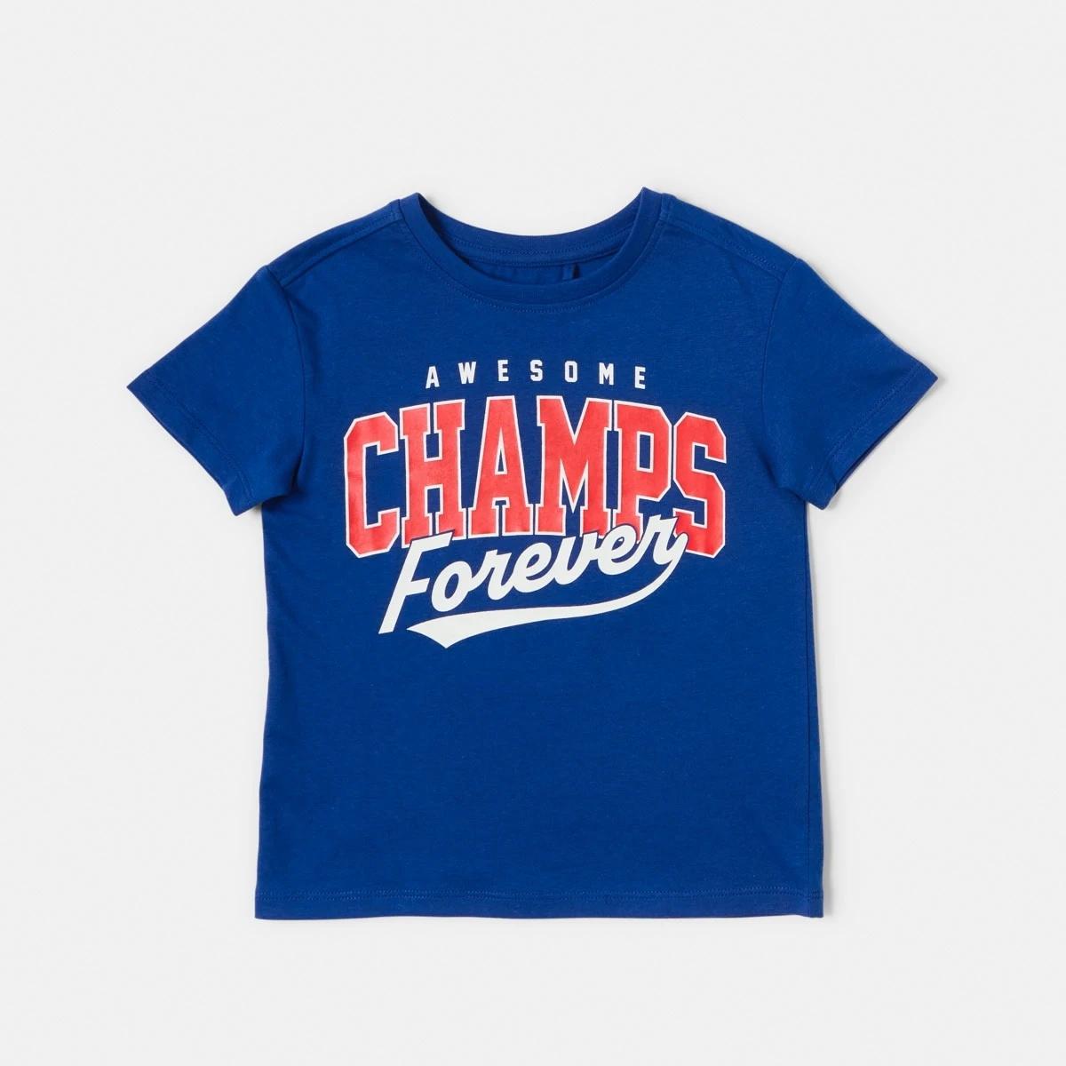 7 Chest Print T-shirt Bluawesom, 7 of 9