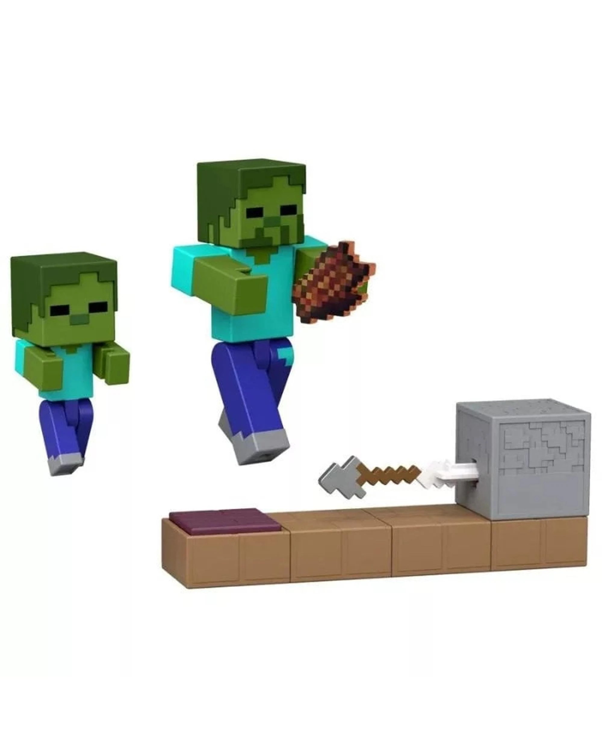 4 Minecraft Redstone Charged Zombie Arrow Trap, 4 of 5