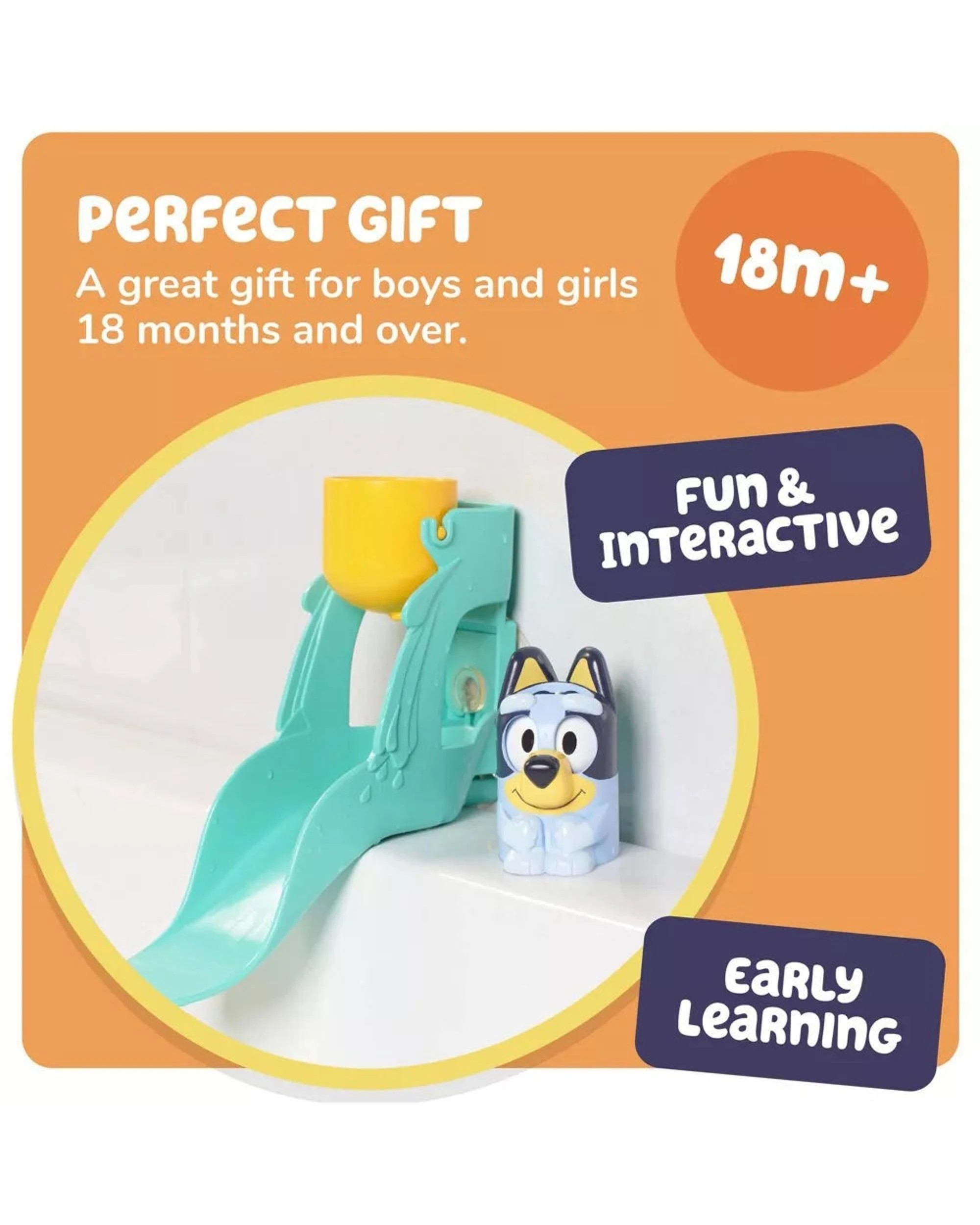 3 Tomy Toomies Bluey Waterslide Bath Toy, 3 of 6