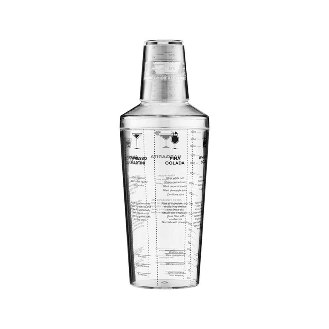 1 Maxwell & Williams Durable Plastic Cocktail Shaker 700ml - Stylish Design
 - Plain, 1 of 3