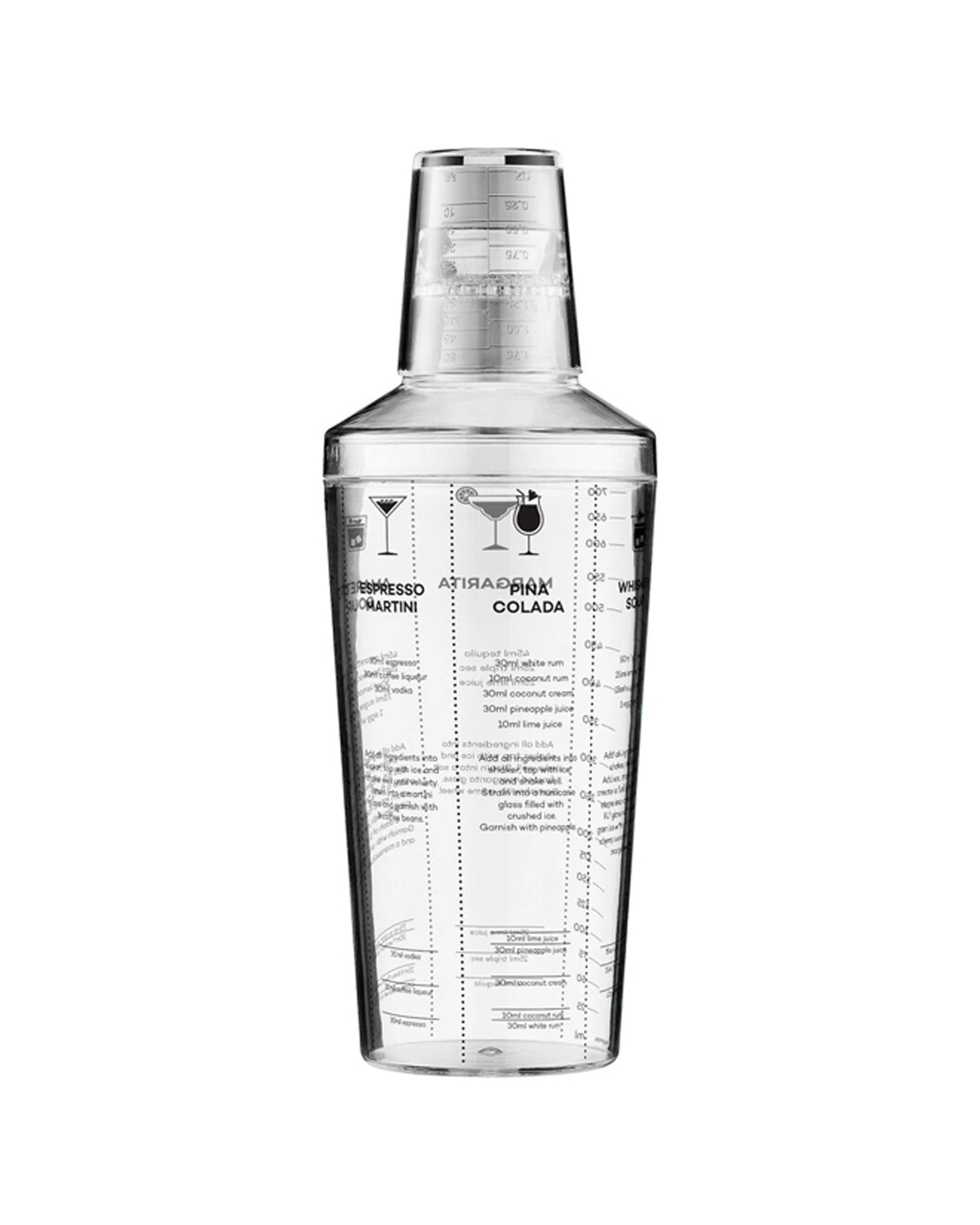 1 Maxwell & Williams Durable Plastic Cocktail Shaker 700ml - Stylish Design
 - Plain, 1 of 3