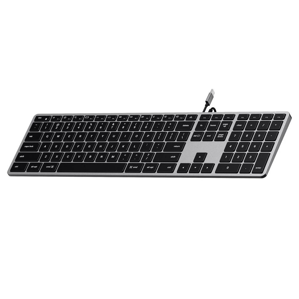4 Satechi Slim W3 USB-C Wired Keyboard Space Grey, 4 of 9