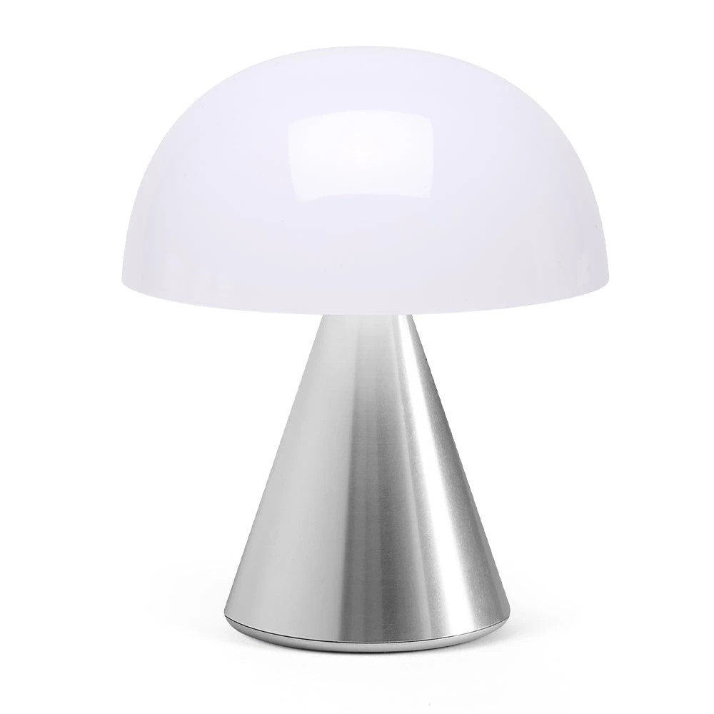 1 Lexon Mina M Medium Portable Led Lamp - Alu Polish - Metallic, 1 of 5