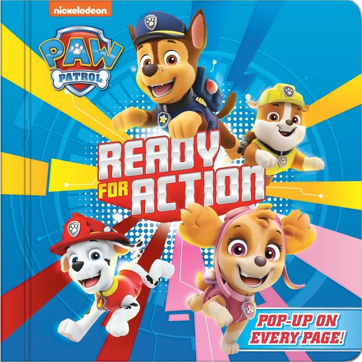 1 Nickelodeon PAW Patrol Ready For Action Pop-Up Book
