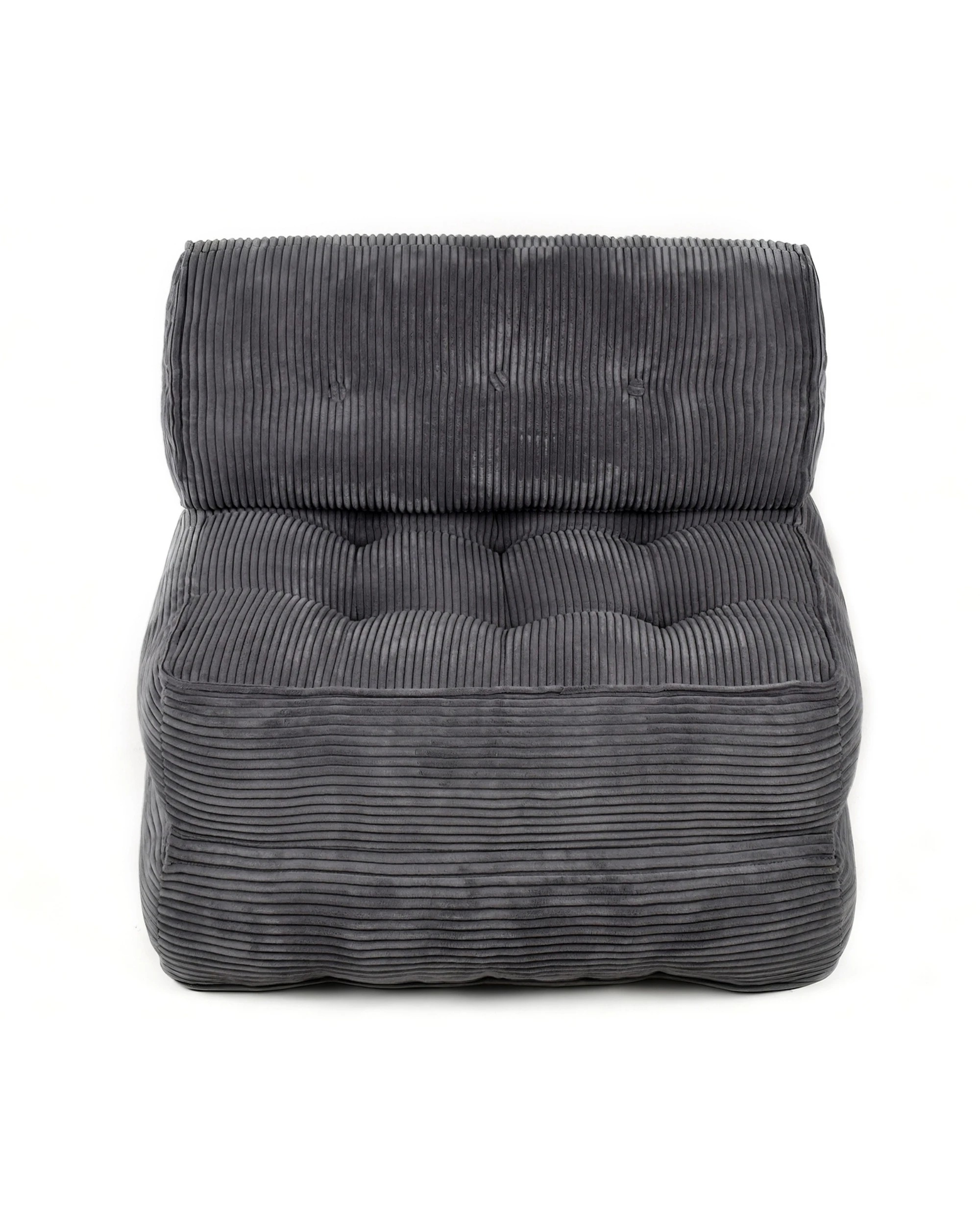 4 Advwin 3-in-1 Floor Folding Sofa Bed Convertible Sleeper Chair w/ Pillow Single Corduroy Lazy Sofa Couch Mattress Dark, 4 of 8