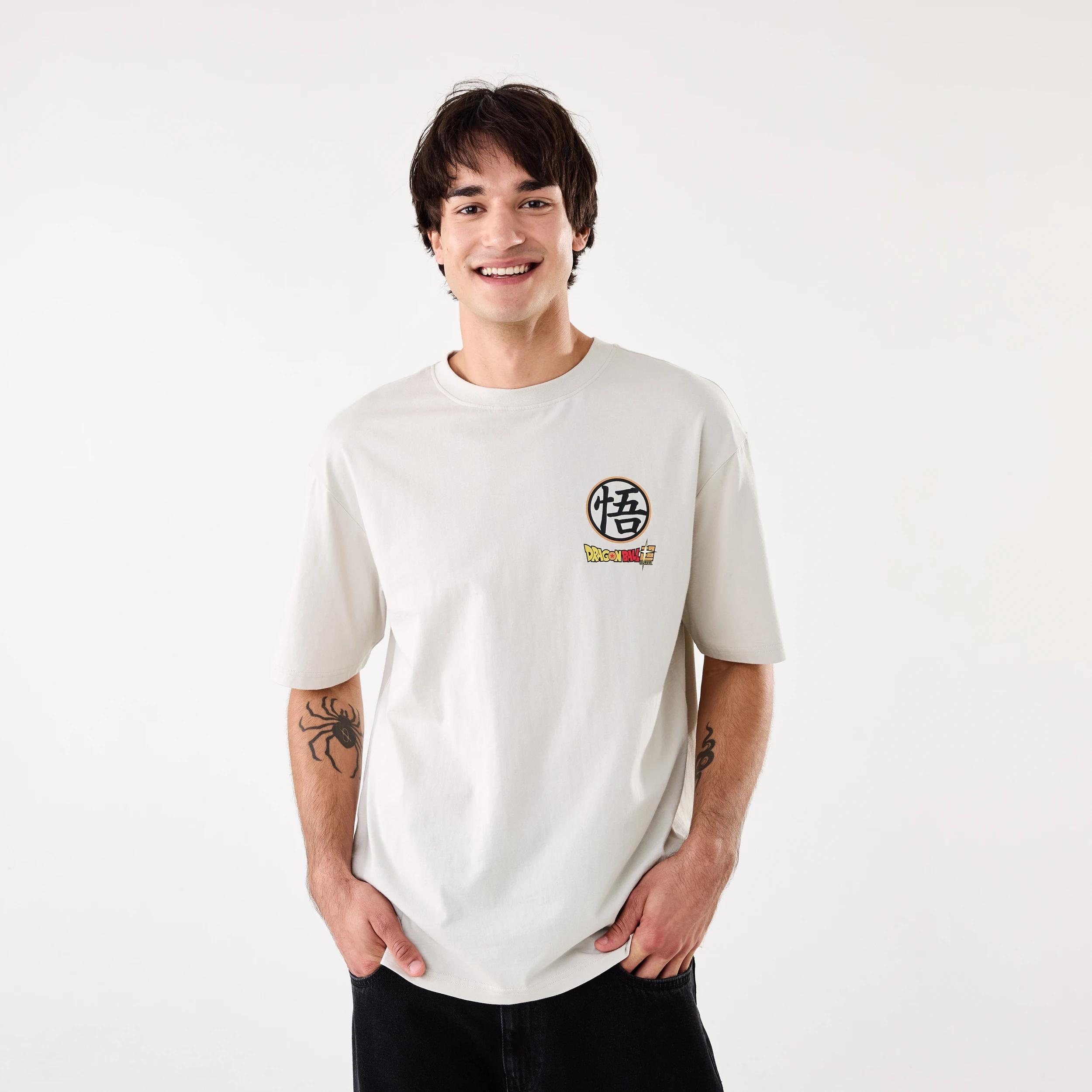 1 Dragon Ball Z License Oversized T-shirt Bge Dune, 1 of 7