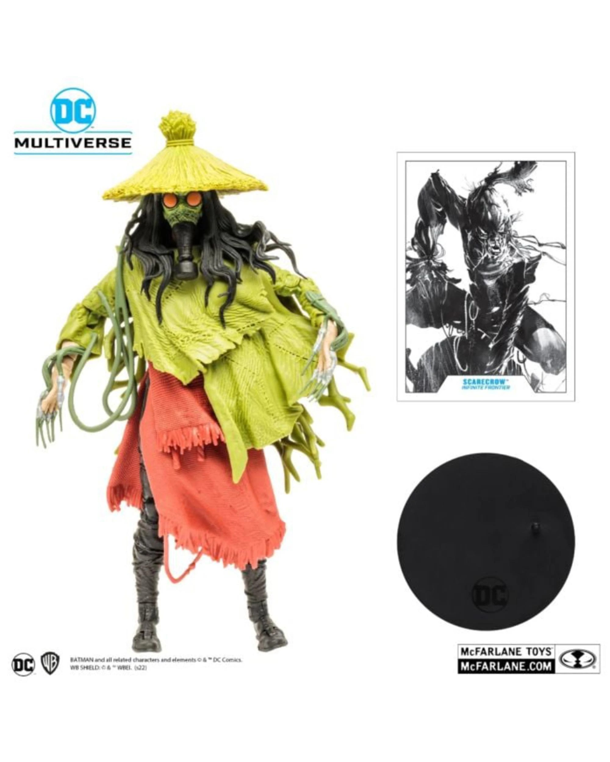 8 DC Multiverse Infinite Frontier Scarecrow 7 inch Action Figure, 8 of 9