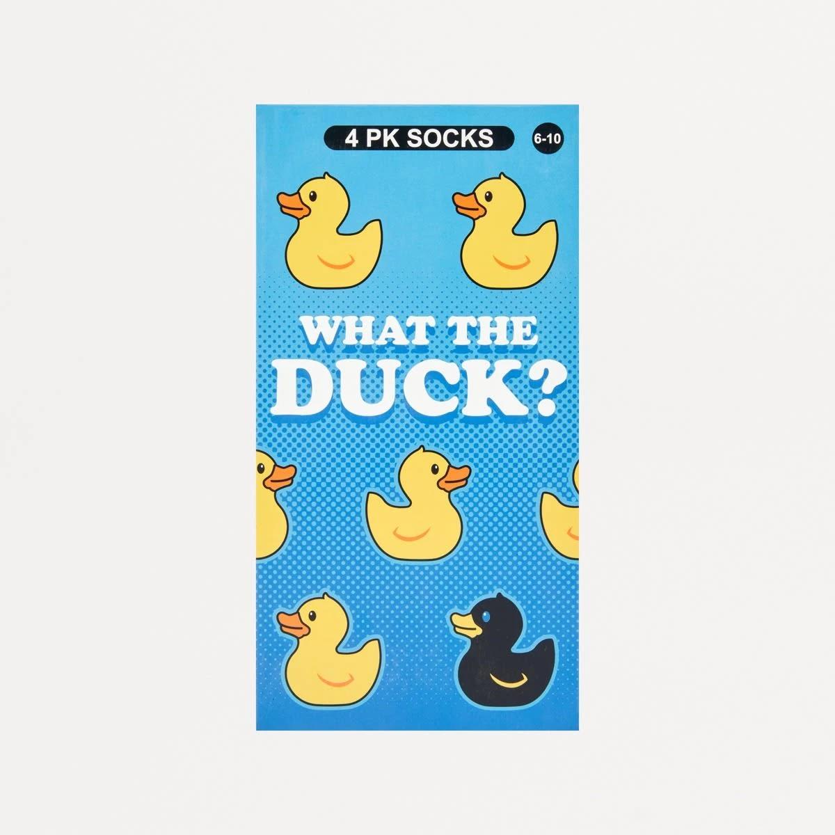 3 4 Pack Novelty Socks WHAT DUCK, 3 of 3