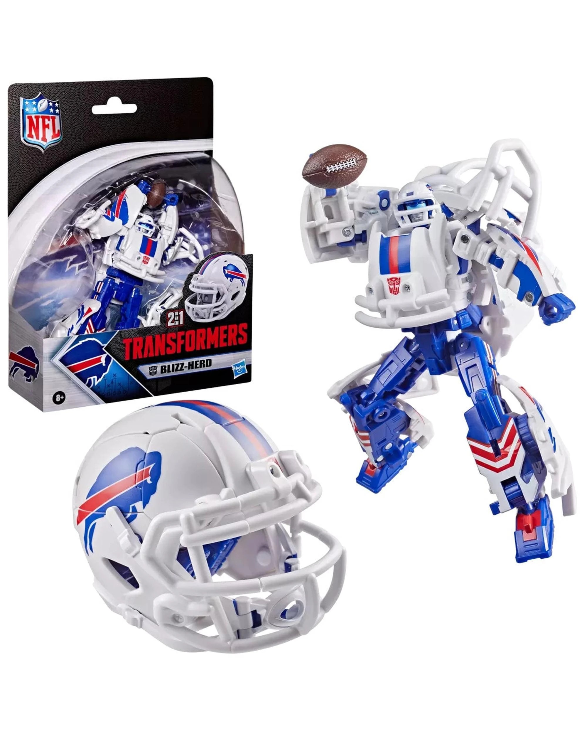 1 Transformers NFL Buffalo Bills Blizz-Herd Figure, 1 of 6