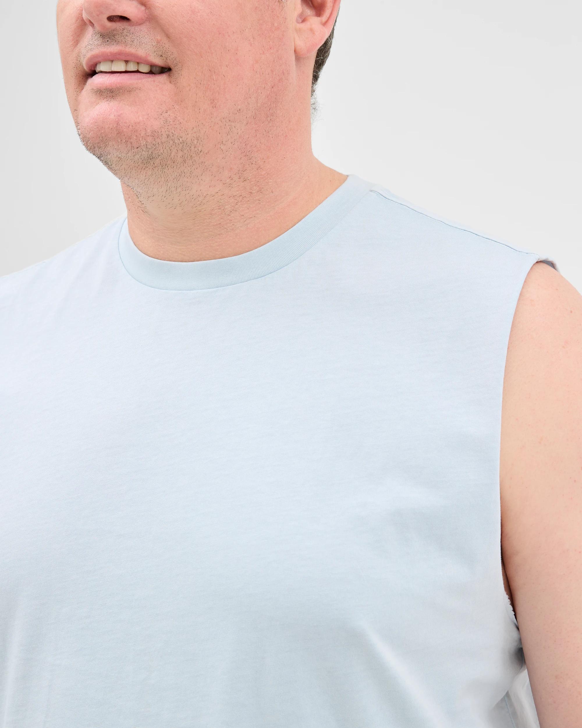 5 Target Plus Size Australian Cotton Plain Tank Top LIGHT BLUE, 5 of 5