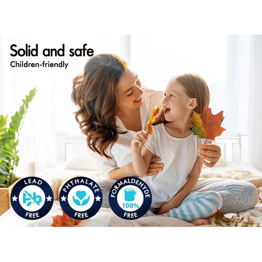 10 Alfordson Bed Frame Wooden Timber King Single Mattress Base Platform Arne - White, 10 of 10