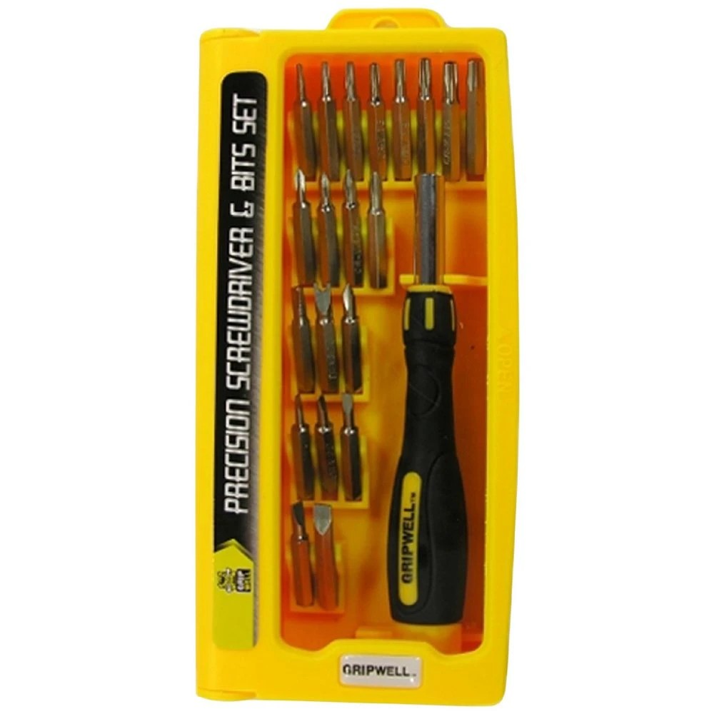 1 Gripwell Precision Screwdriver Set 20 Pack, 1 of 1