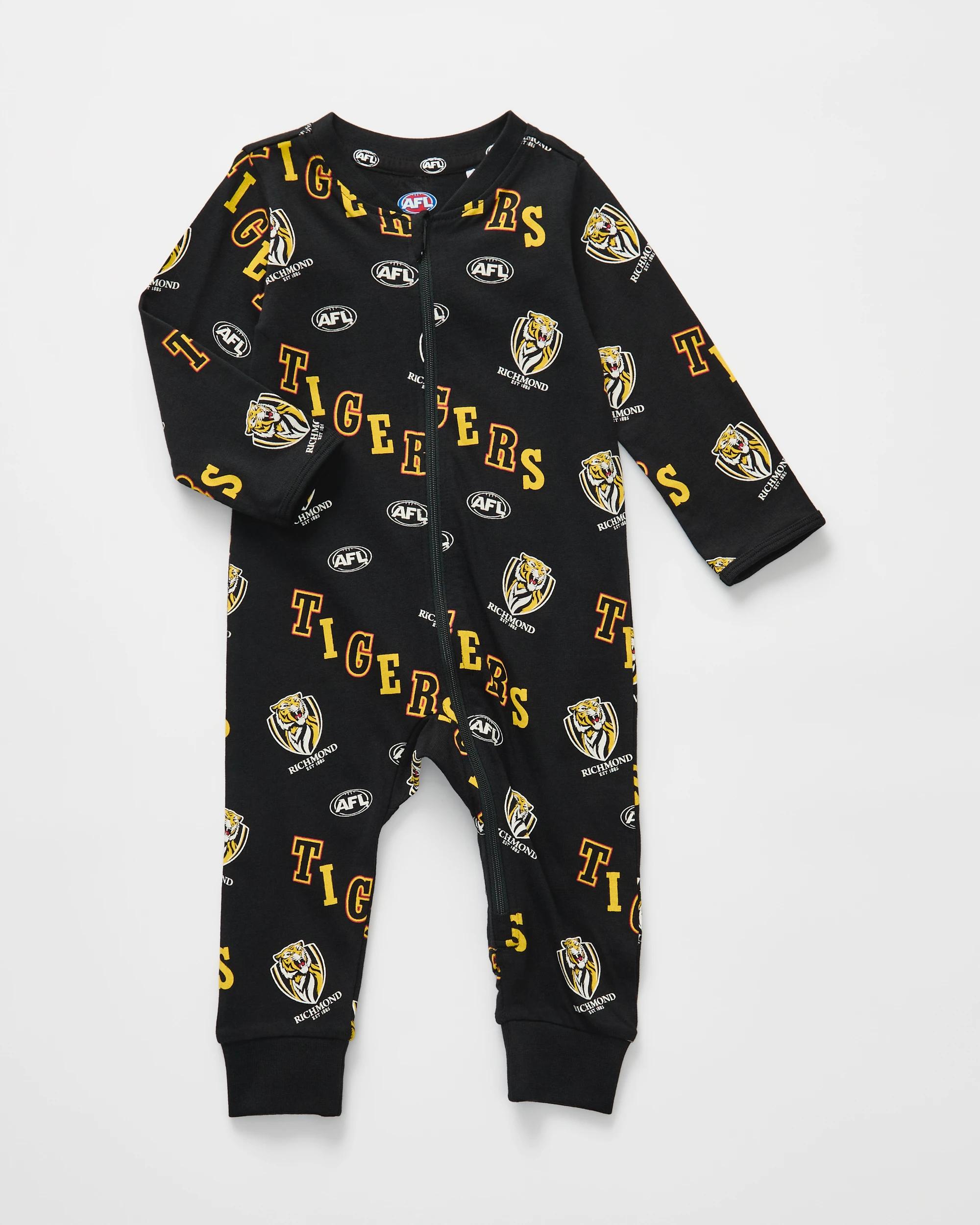 4 2 Pack Official AFL Baby Coveralls Richmond, 4 of 7
