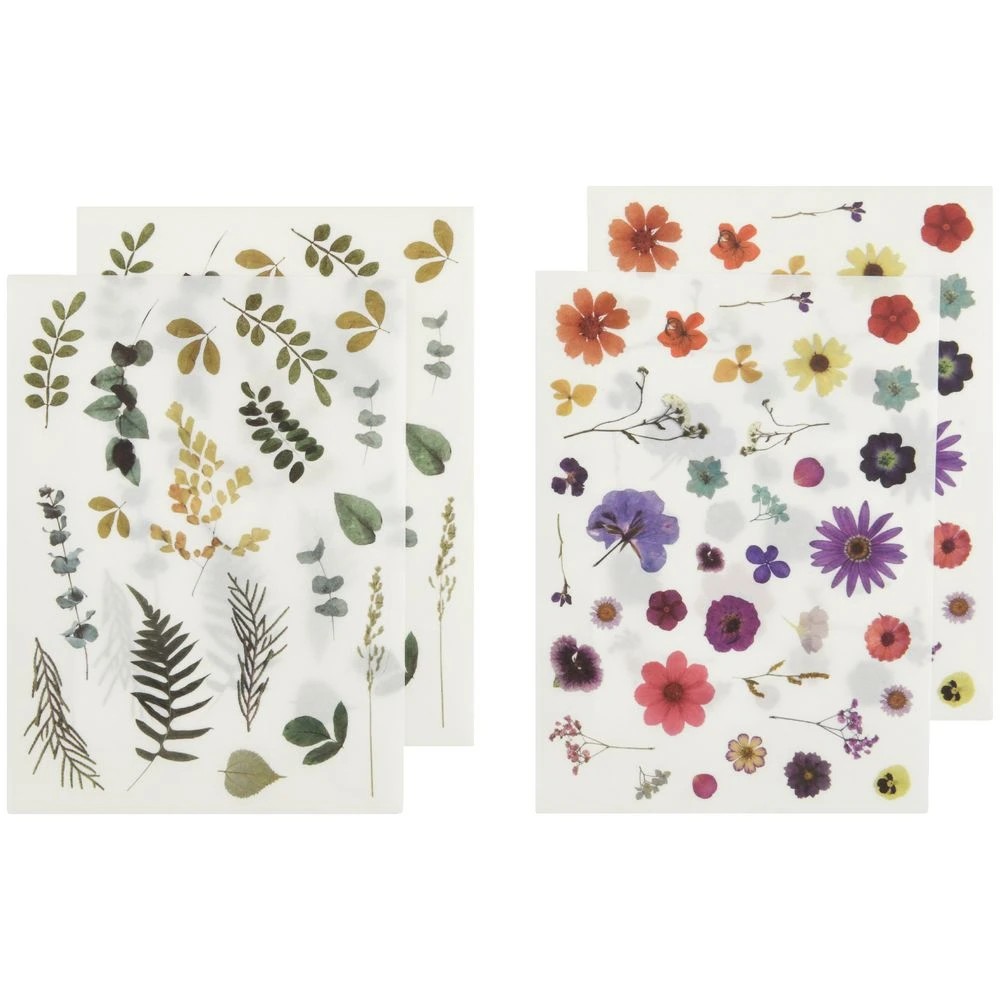 2 Born Washi Floral Sticker Sheets 4 Pack, 2 of 2