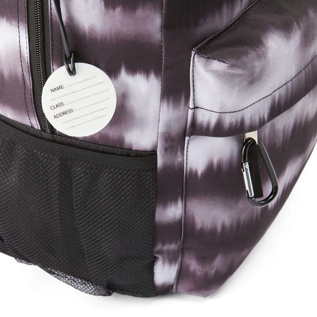 7 5 Piece Tie Dye Backpack Set - Charcoal, 7 of 8