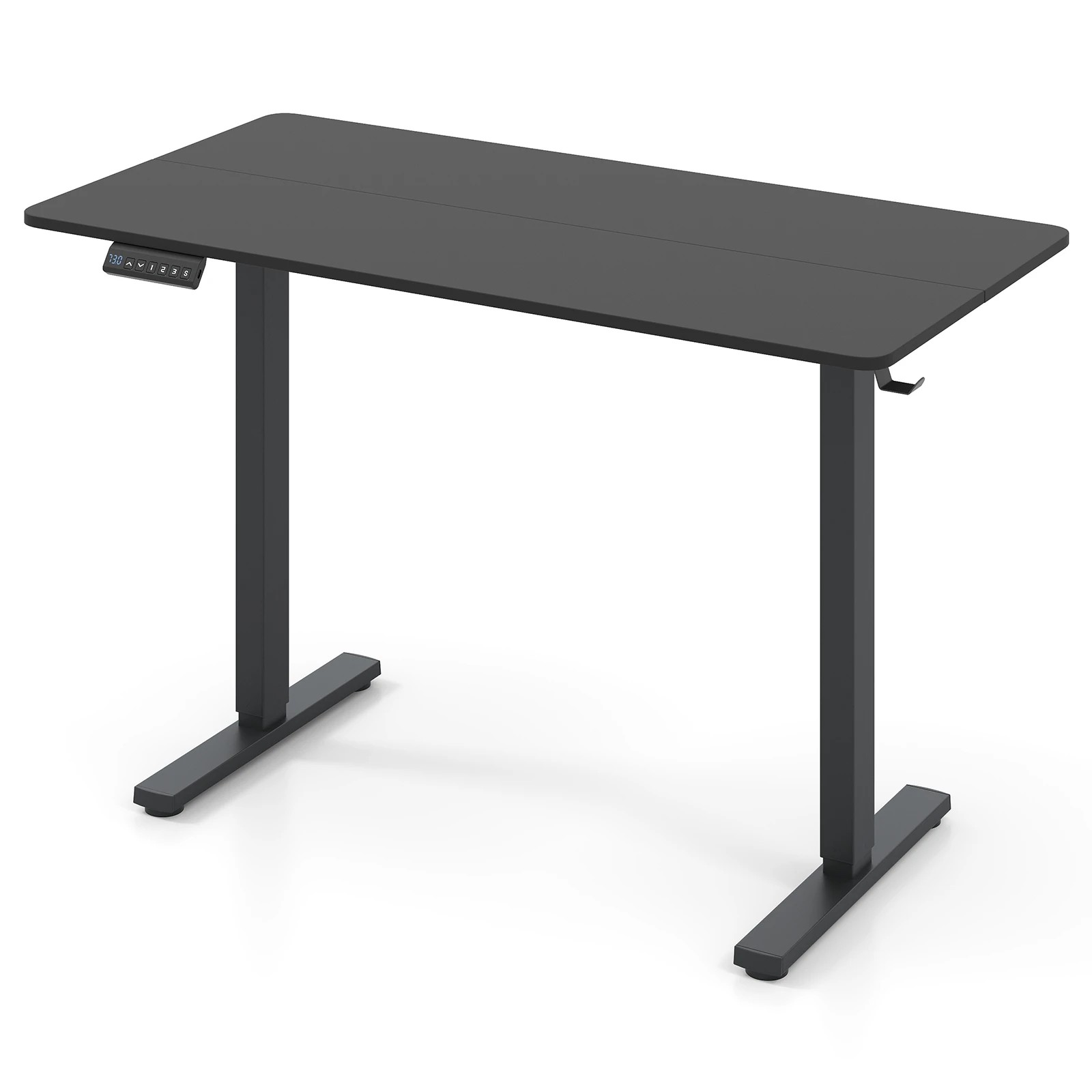 1 Costway Electric Standing Desk Adjustable Sit Stand Desk w/Control Panel, 1 of 4