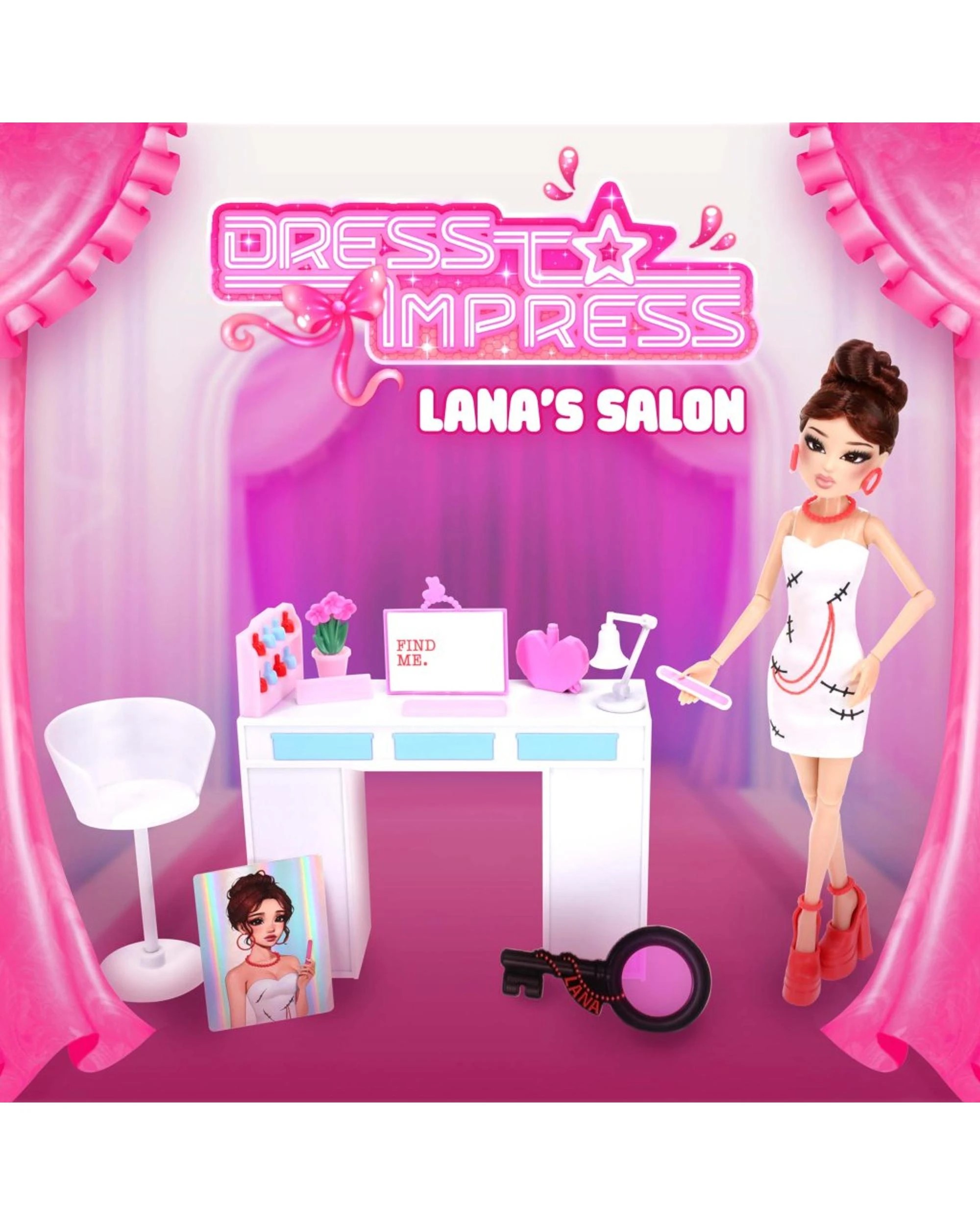 6 Dress to Impress Lana's Salon Deluxe Fashion Doll Set, 6 of 9