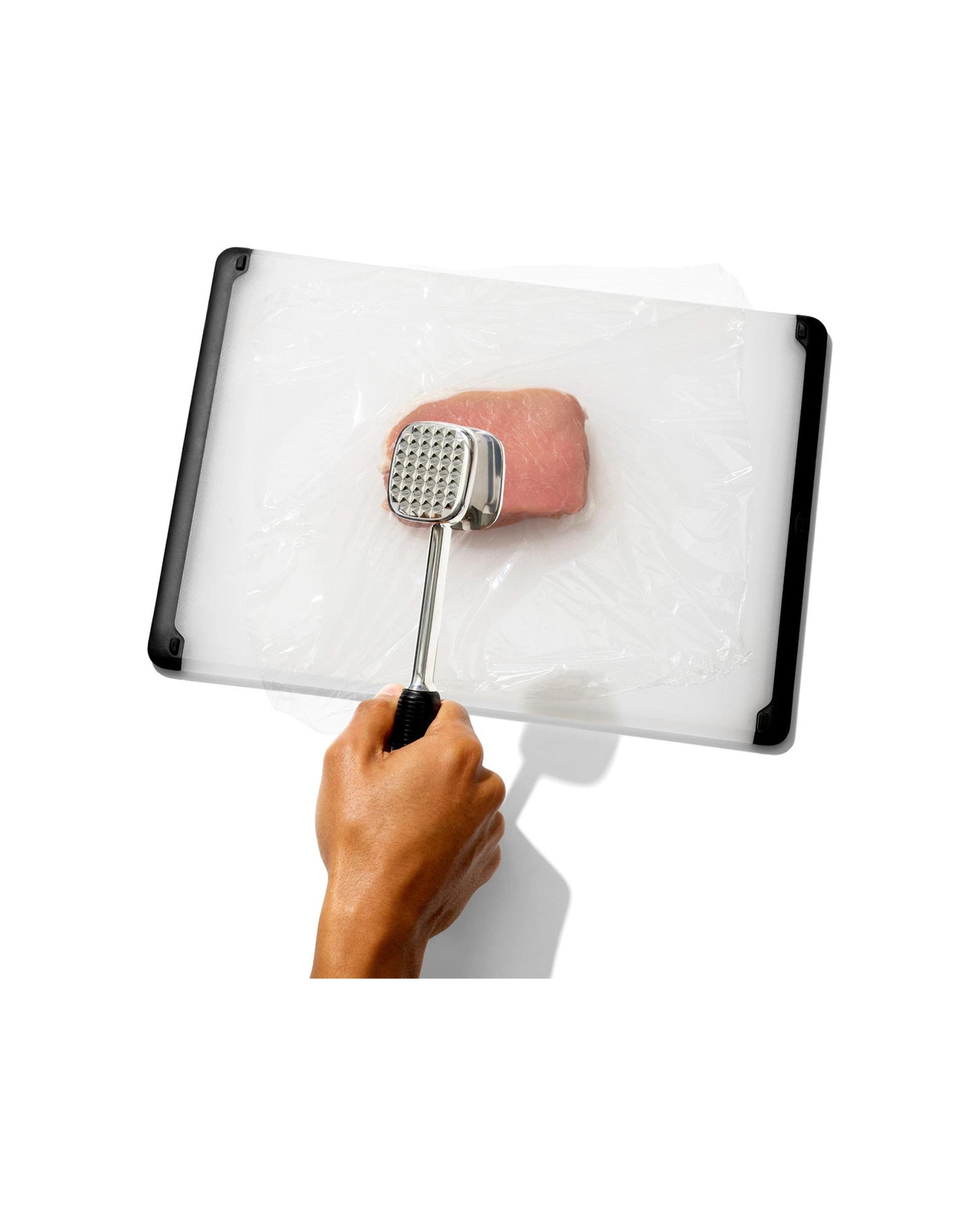 5 OXO Good Grips Die-Cast Meat Tenderizer, Double-Sided Pyramid Blades, Soft-Grip Handle - Plain, 5 of 5