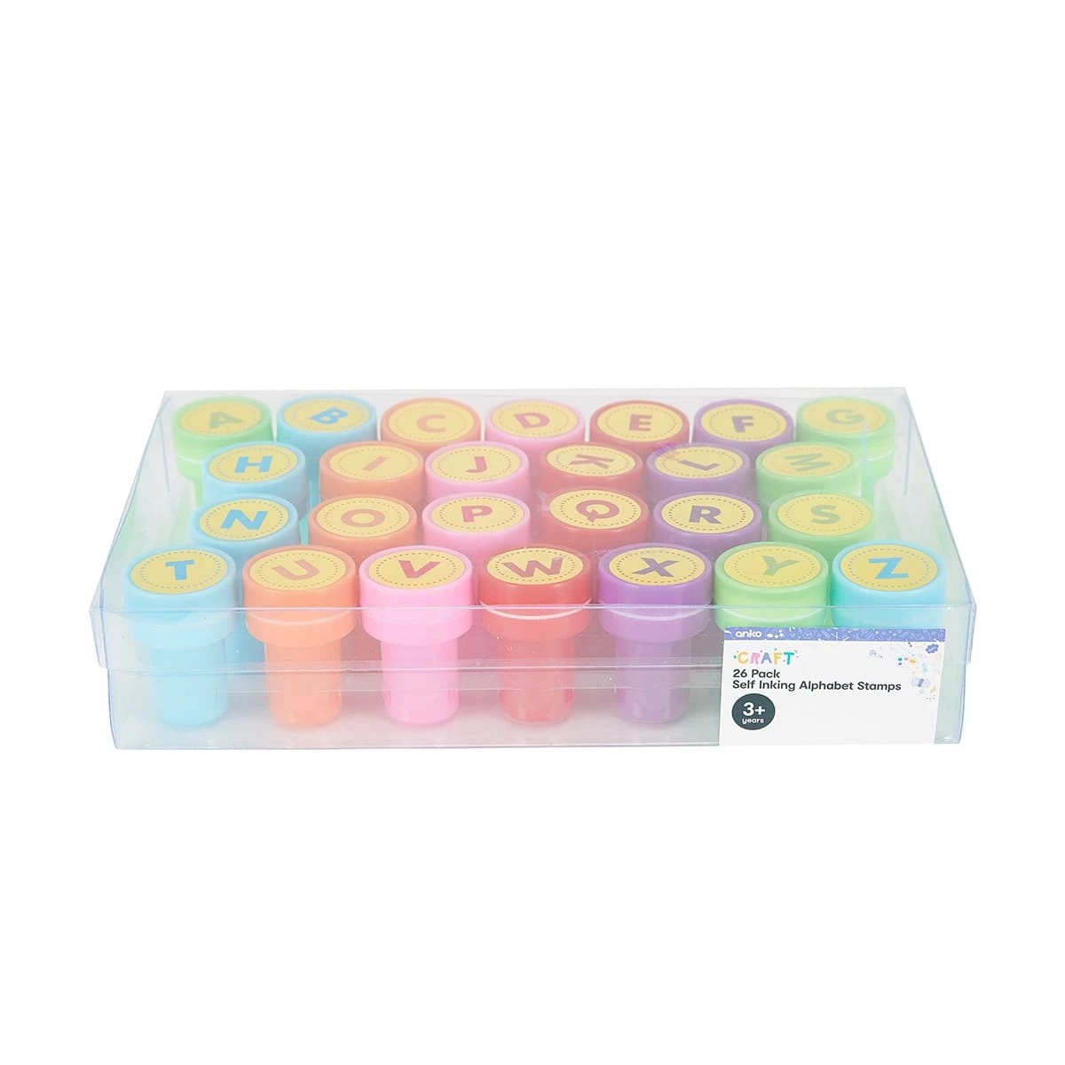 1 26 Pack ABC Self Ink Stamps, 1 of 10