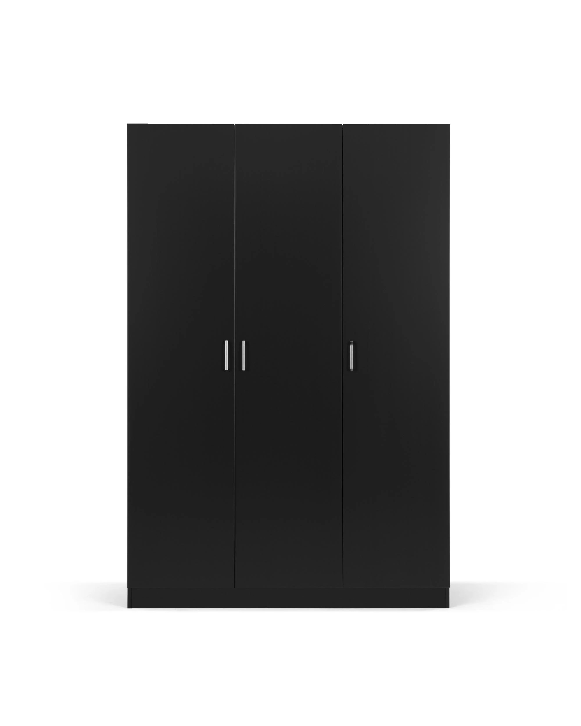 4 Kodu Pantry Cupboard Storage Cabinet 3 Door 5 Tier Shelf Multipurpose - Black, 4 of 7