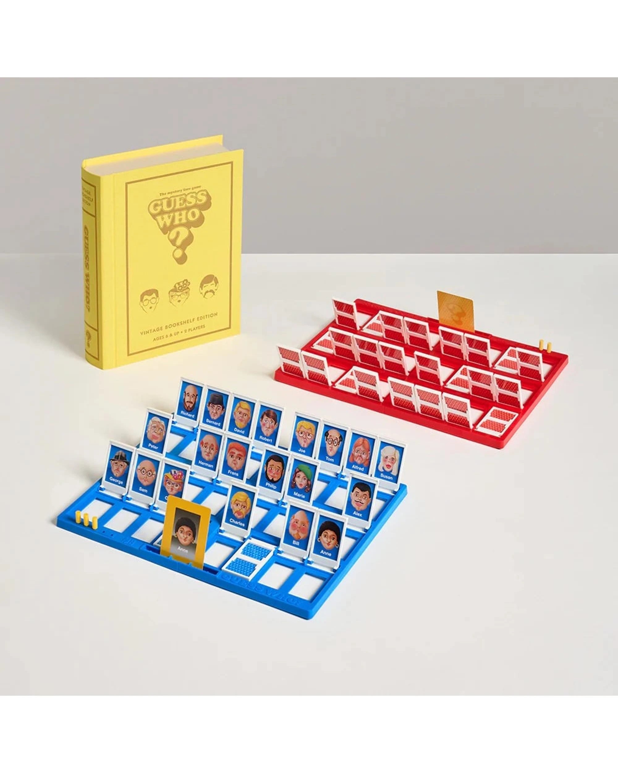 5 Guess Who Vintage Bookshelf Edition Board Game, 5 of 6