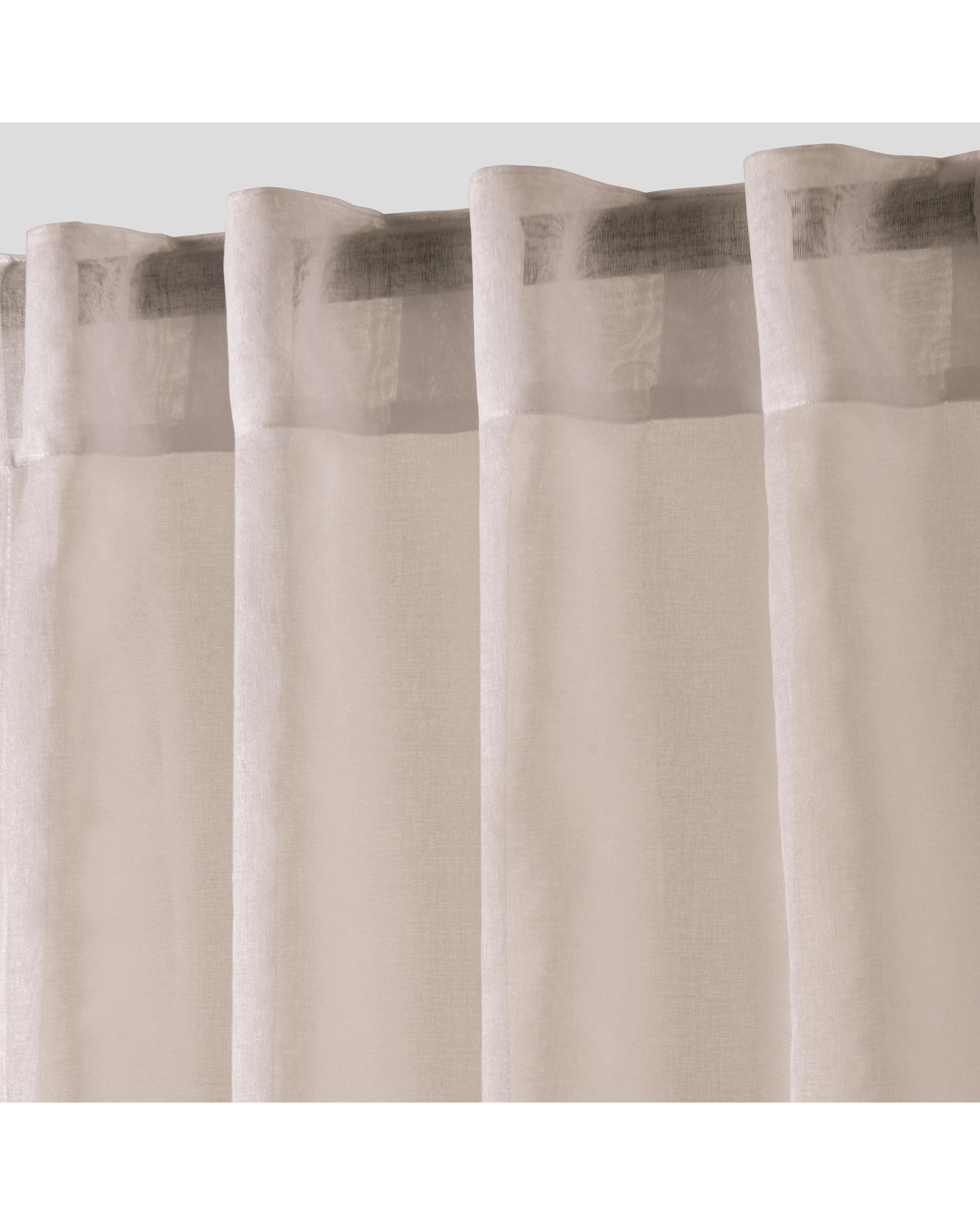 2 Cadence & Co. Kirra Sheer Concealed Tab Top Curtain Twin Pack 225x223cm - Desert Rose, 2 of 4