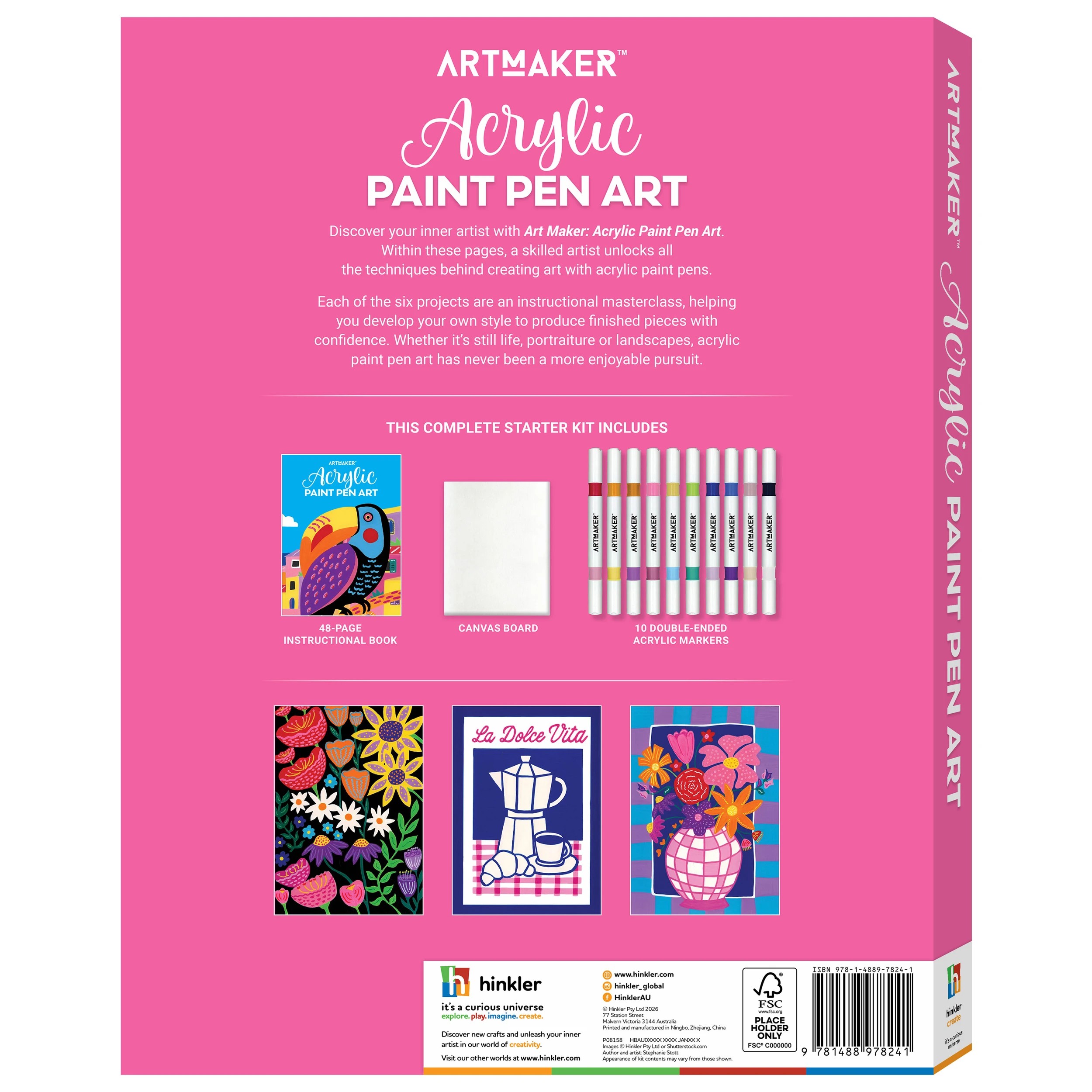 2 Art Maker Studio Paint Pen Art  - Book, 2 of 5