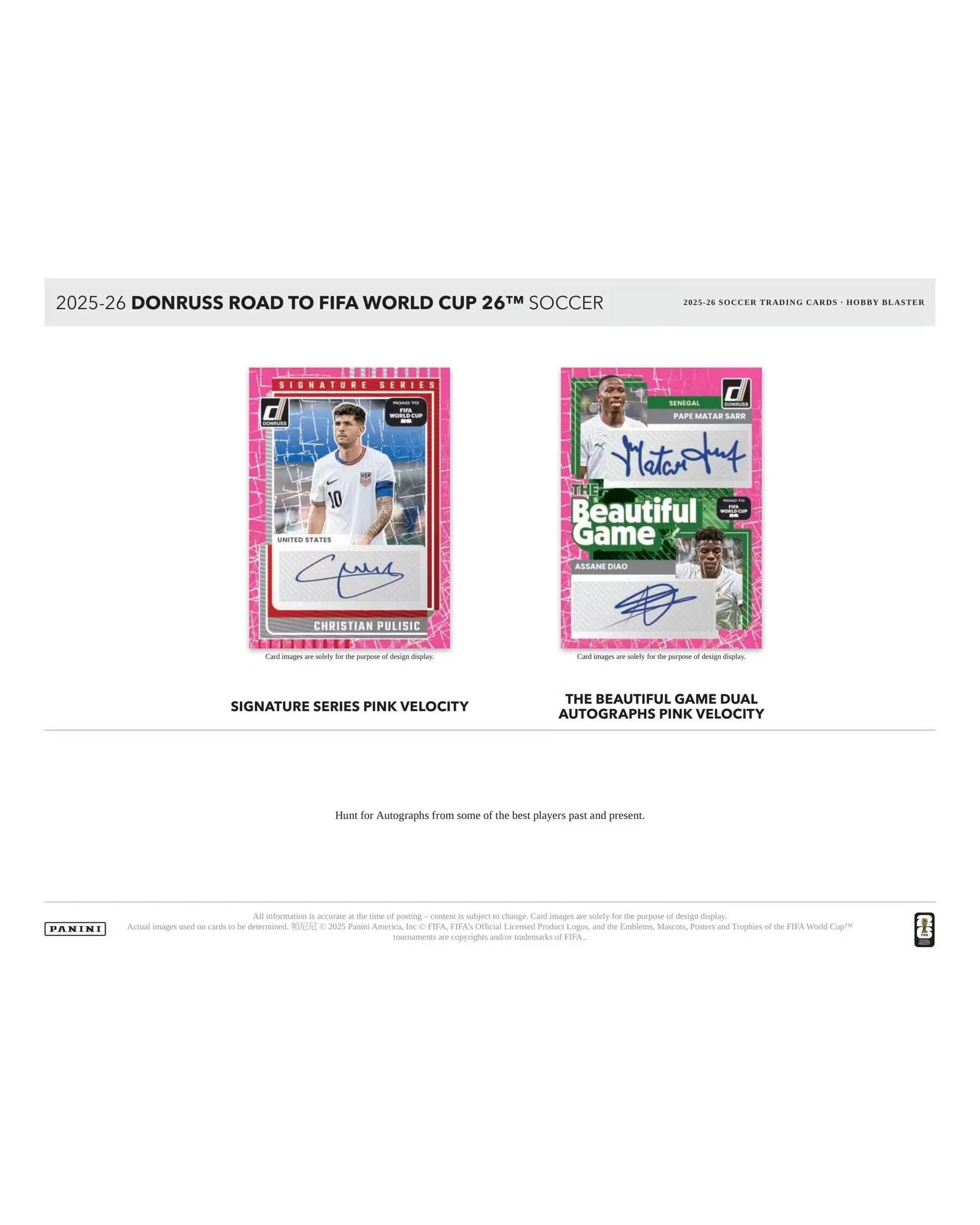 5 Panini 2025/2026 Donruss Road to FIFA World Cup 2026 Soccer Hobby Blaster Box, 5 of 7