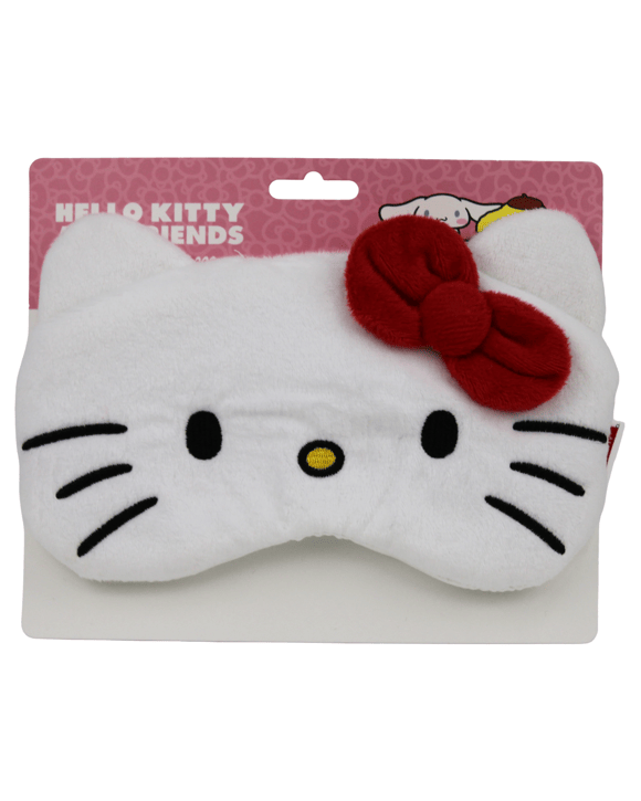 Sanrio Hello Kitty and Friends Fluffy Eye Mask - White