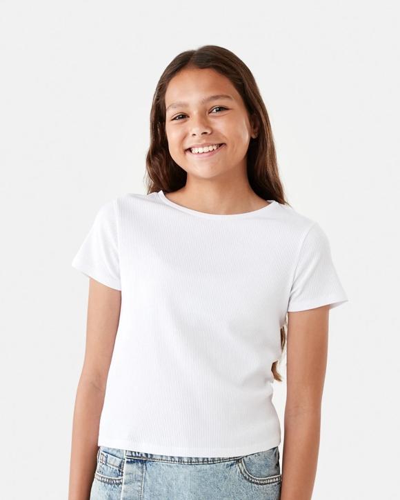 Short Sleeve Rib Top