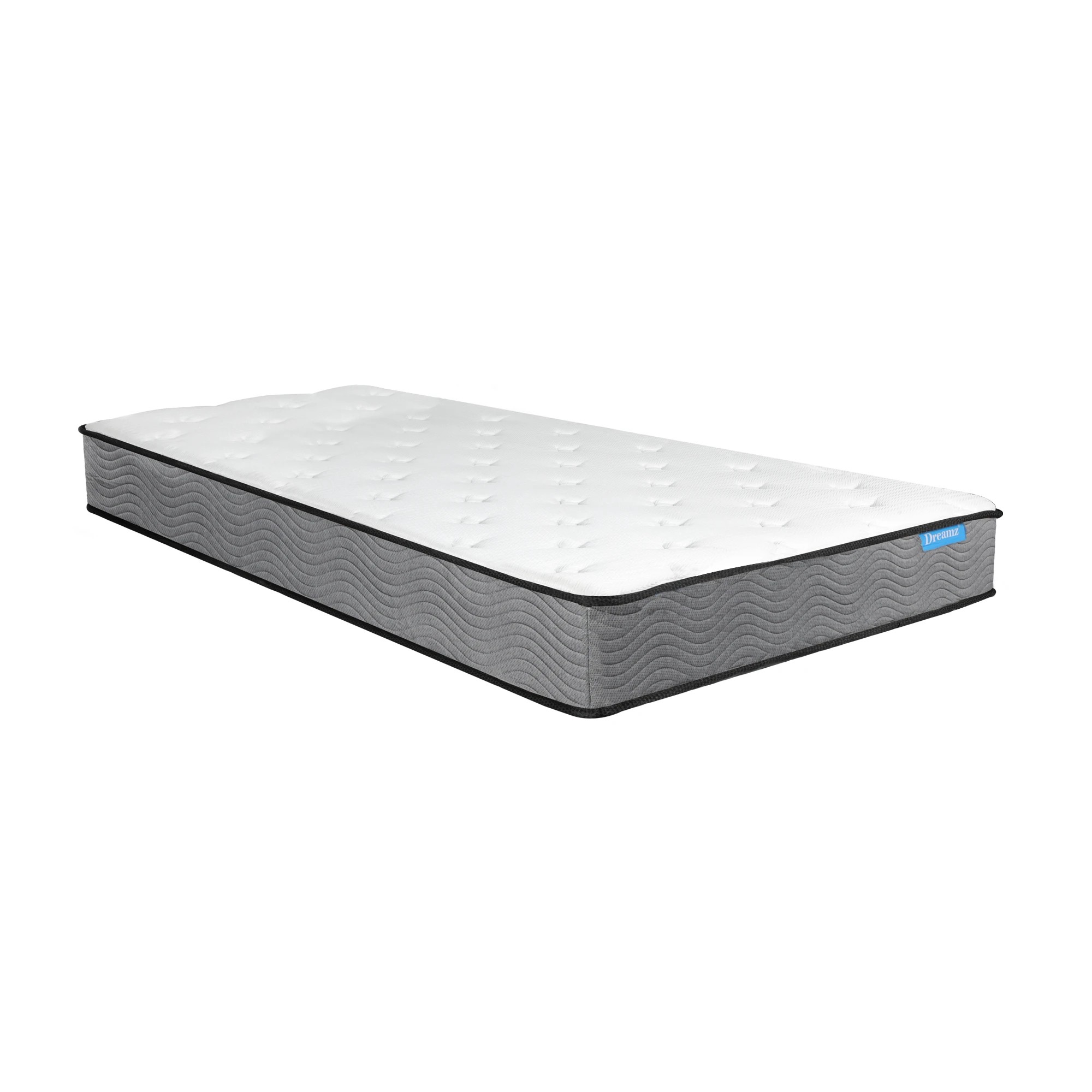 2 Dreamz Single Medium Firm Spring 23cm Mattress, 2 of 6